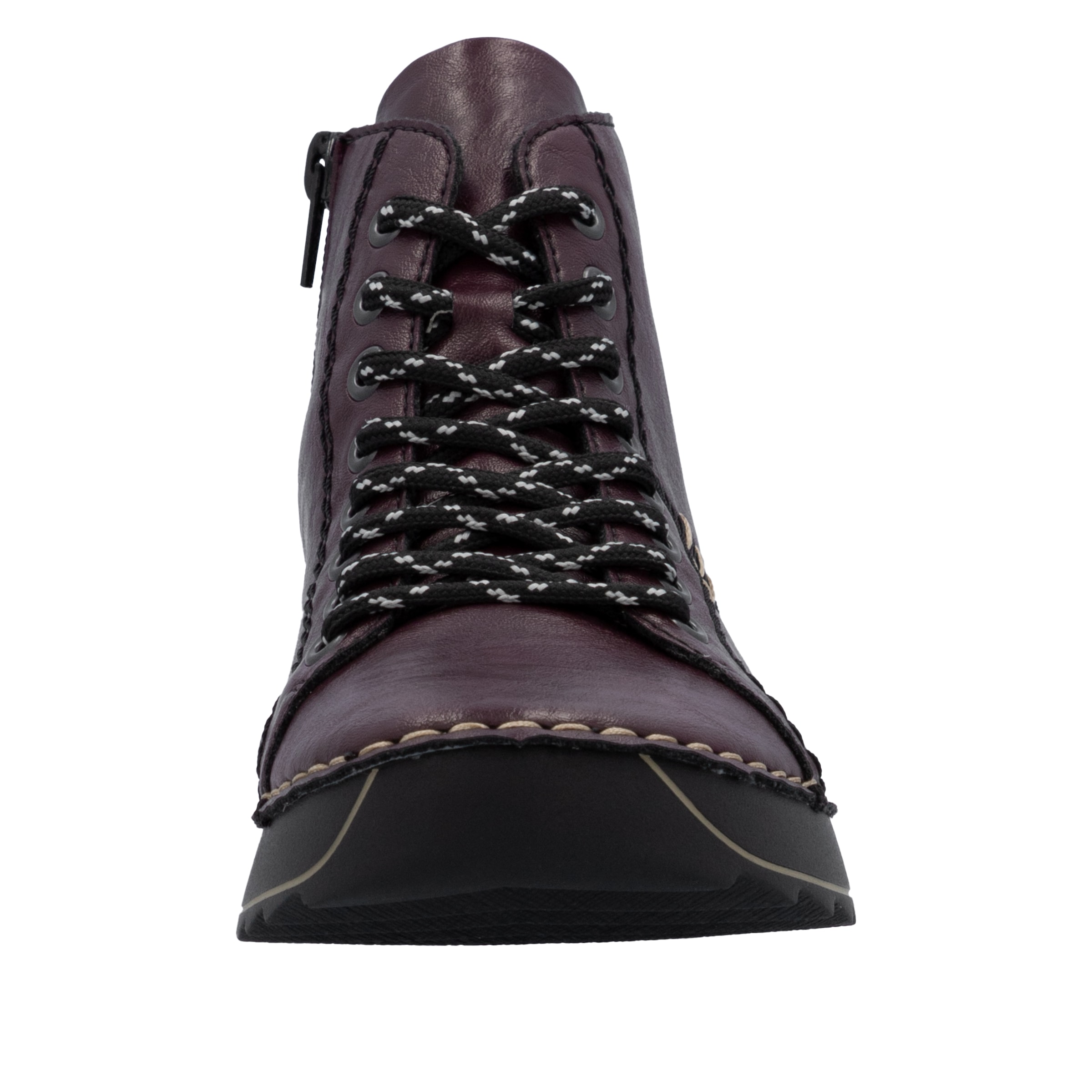 Rieker Schnürboots  Schnürstiefelette, High Top Sneaker, Plateauboots mit Profilsohle