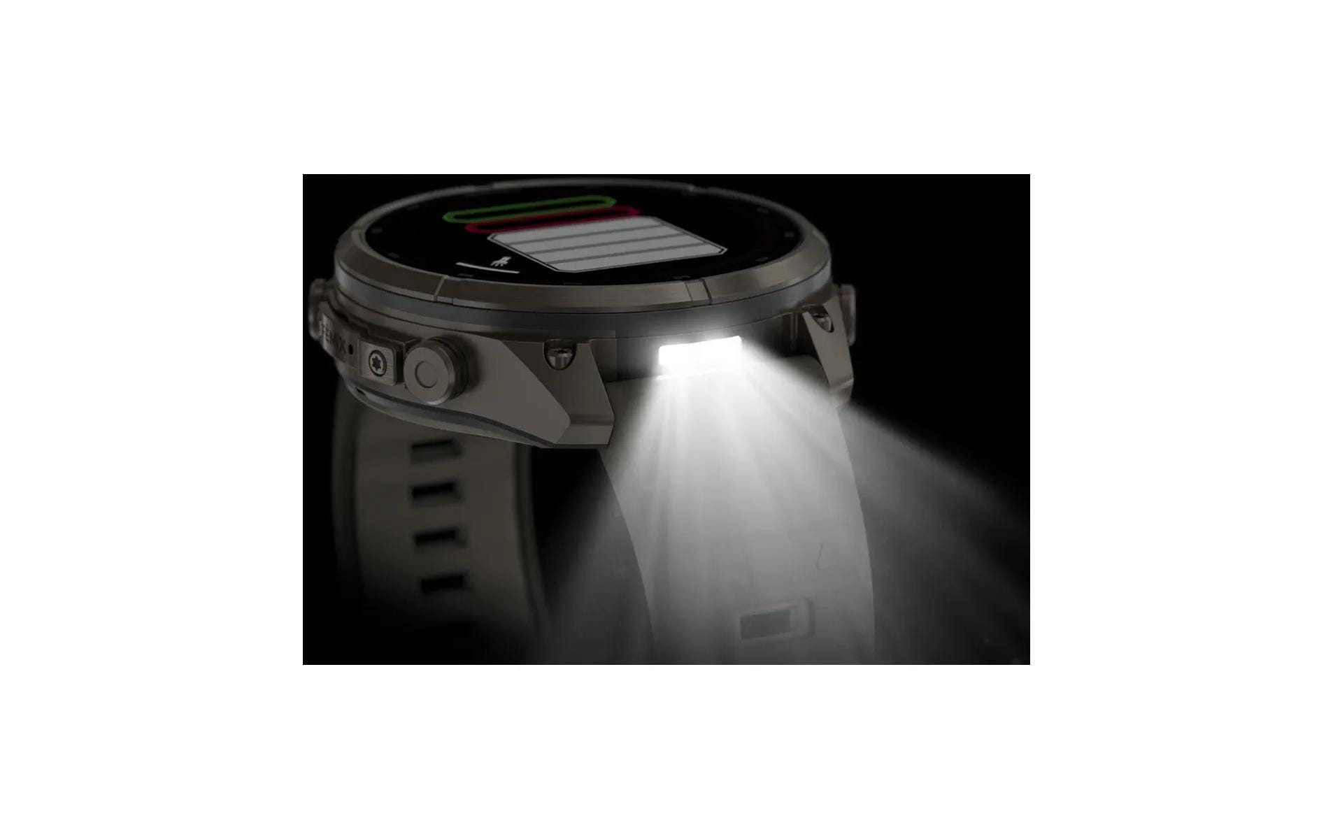 Garmin Smartwatch »Fenix 9 Pro inReach Solar Titan Silikon«