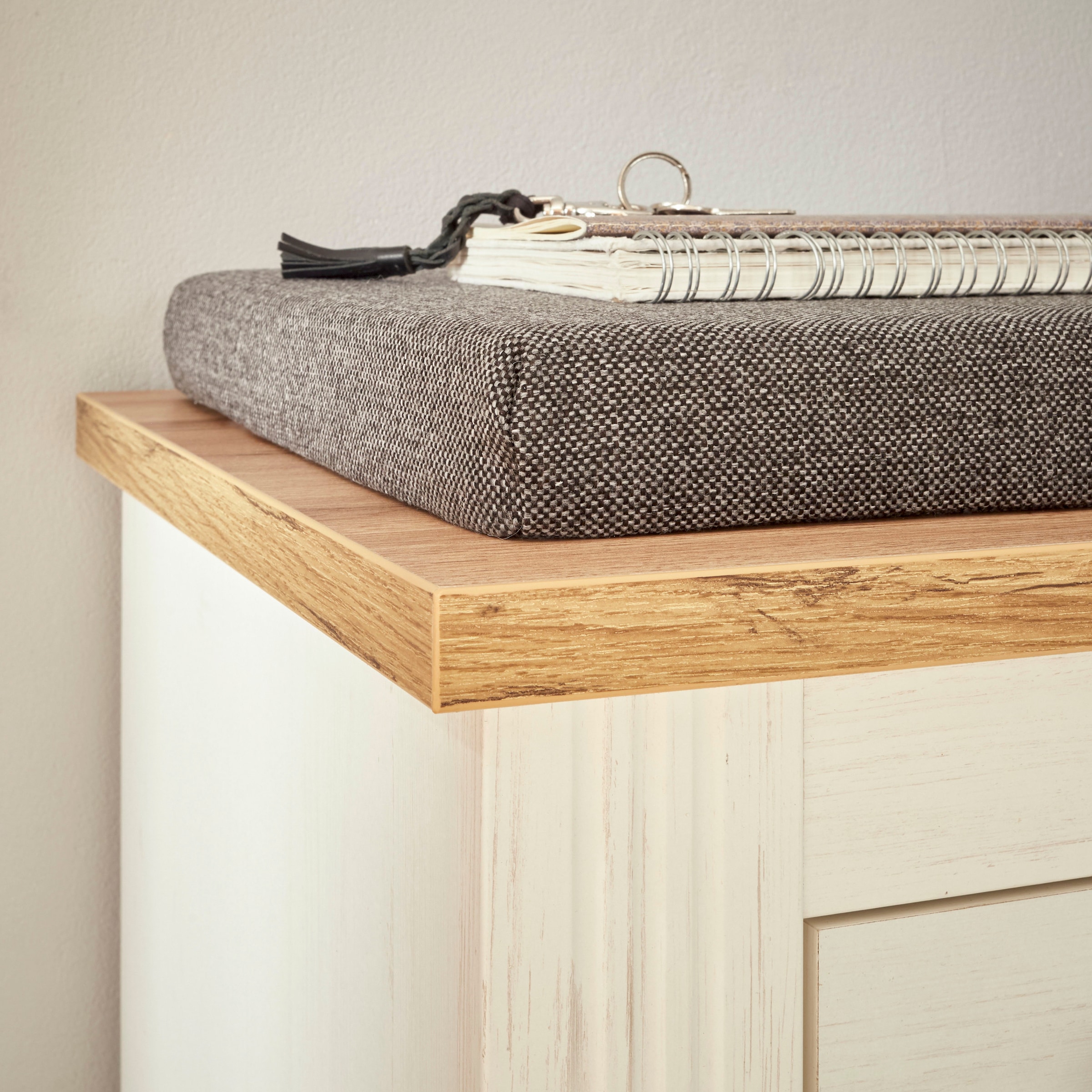 GOODproduct Ensemble de vestiaires »WESTMINSTER TOPSELLER!« Schuhbank, Spiegel, Kommode, Wandpaneel, 4 cuis tlg.