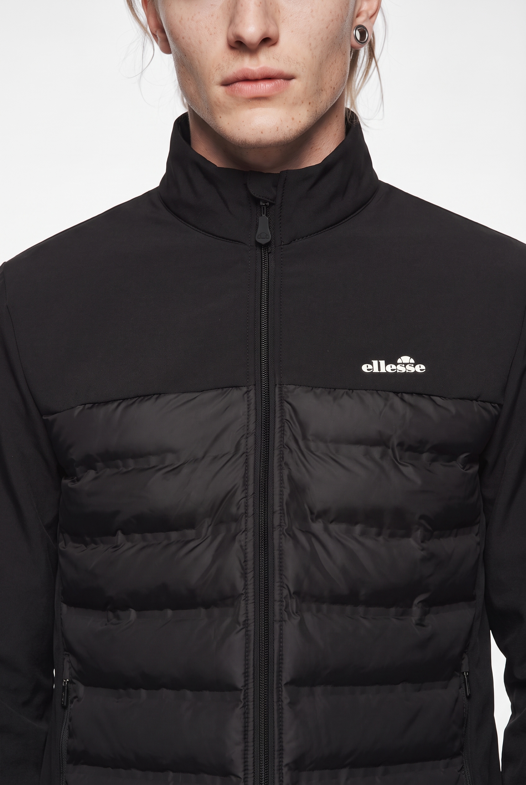 Ellesse Veste hybride »SOLZAGO HYBRID JACKET« avec propriétés déperlantes et coupe-vent