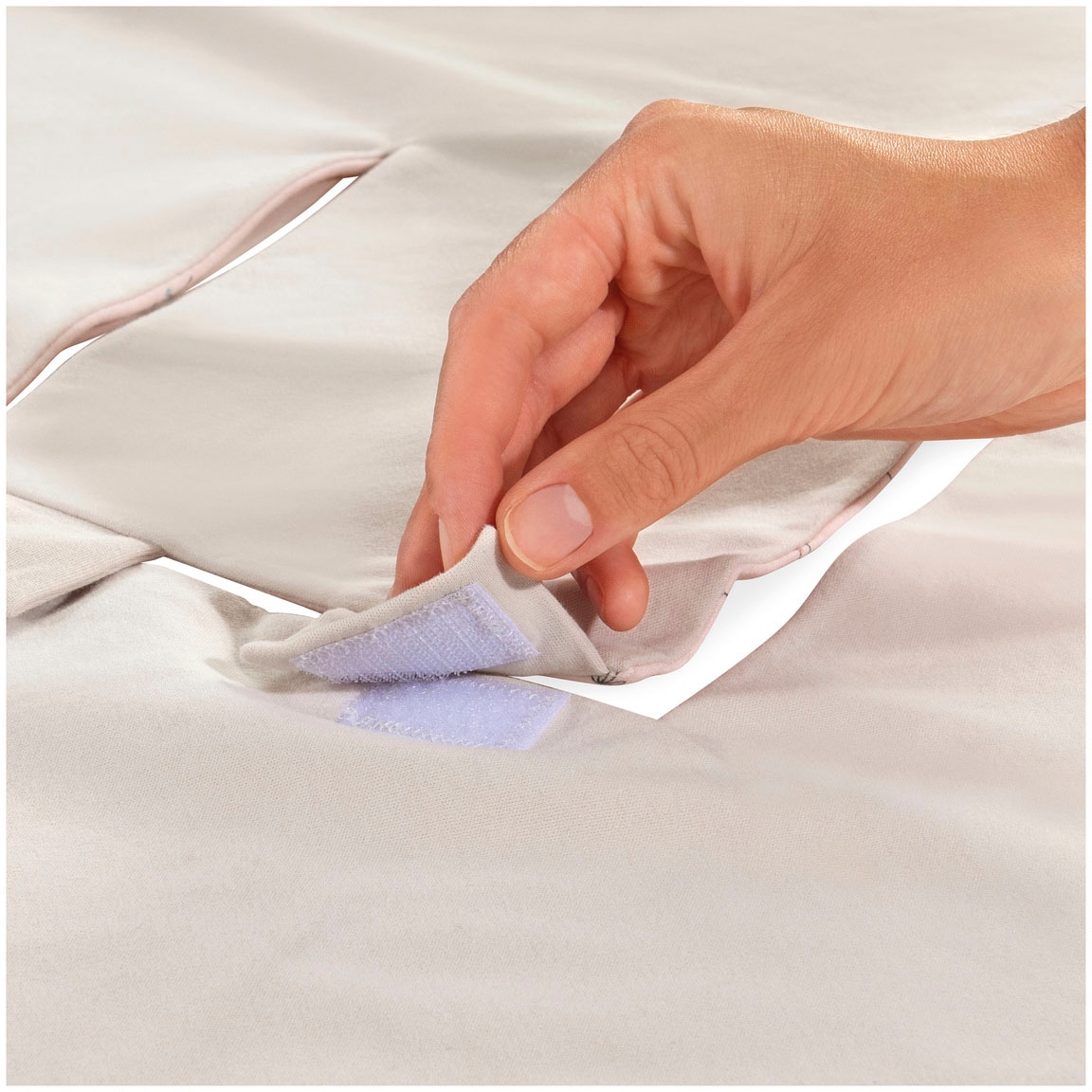 Hauck Babydecke »Baby Einschlagdecke, Snuggle N Dream beige bloom« mit Kapuze