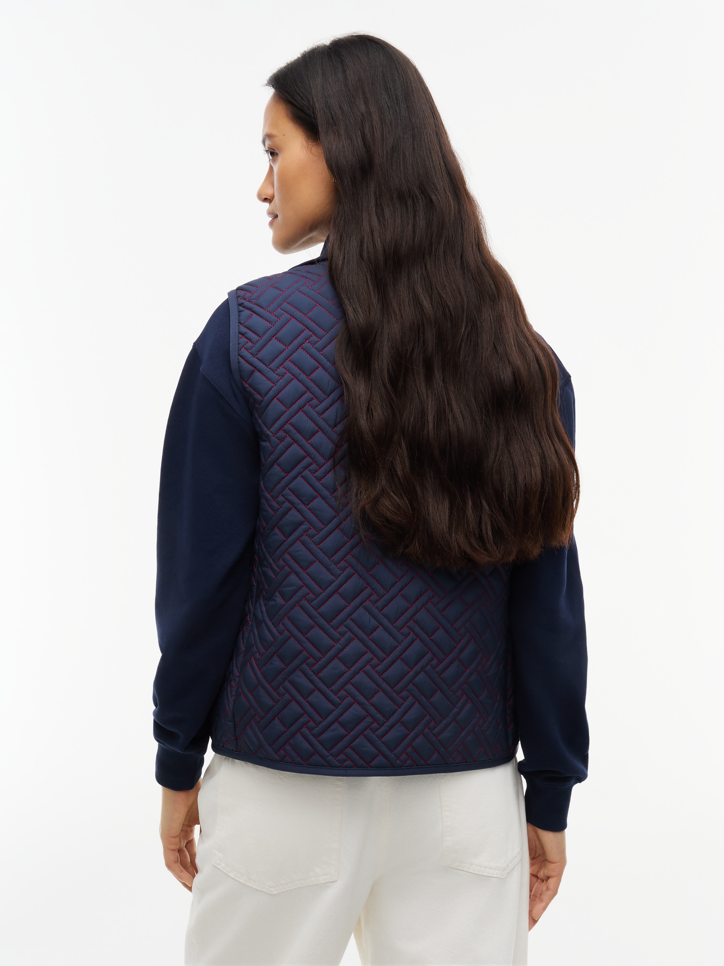 Tommy Hilfiger Gilet matelassé »QUILTED LINER VEST« Kunstfaser