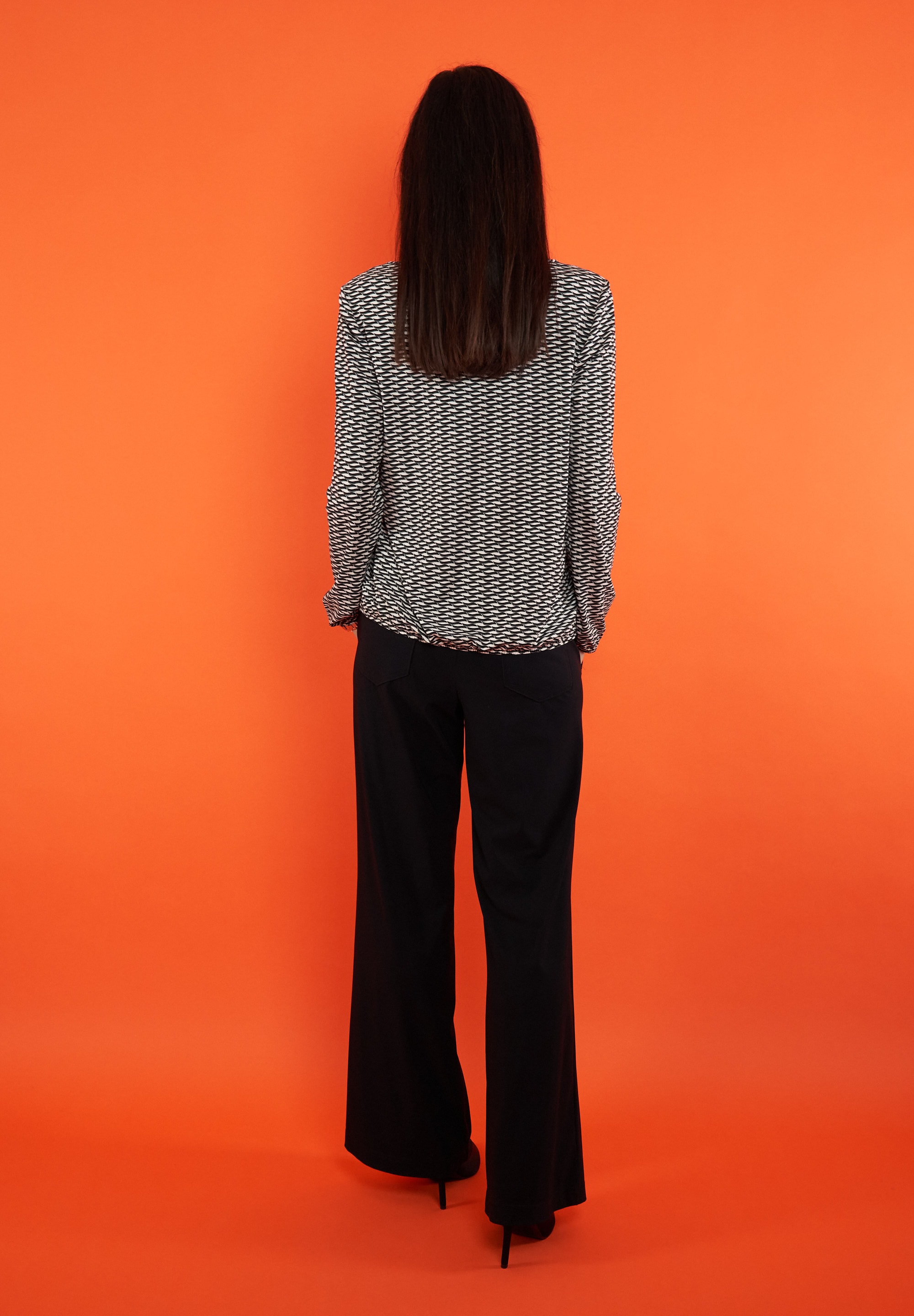 Seidel Moden Langarmshirt »Exklusiv bei OTTO« mit grafischem Muster und Cut-Out - MADE IN GERMANY