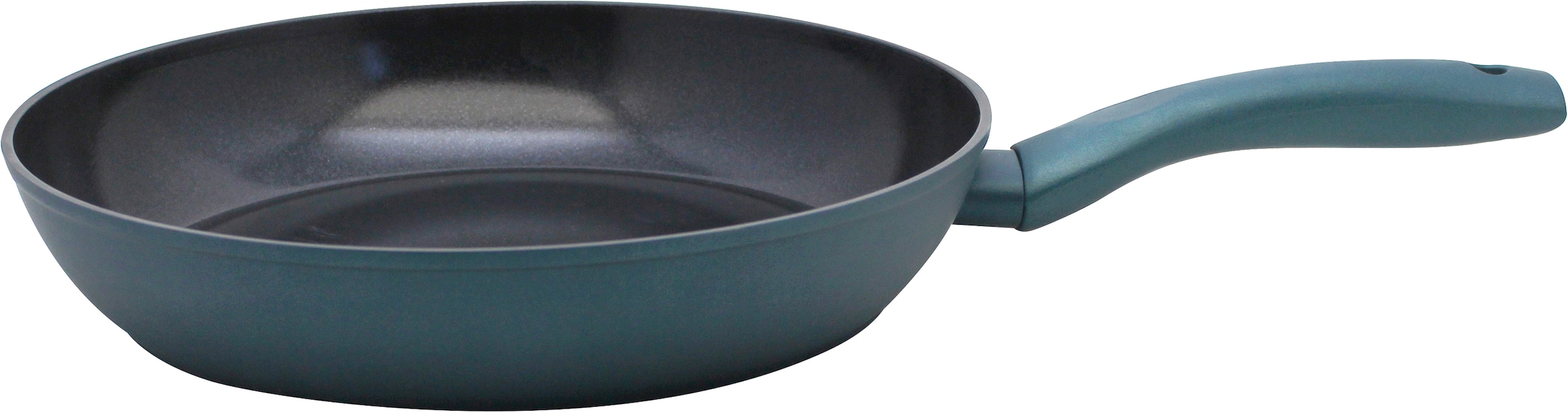 Elo Basic Poêle à frire »Colorio mit farbigem Protektor« Aluminium 1 tlg. türkis mit passendem Pfannenschoner