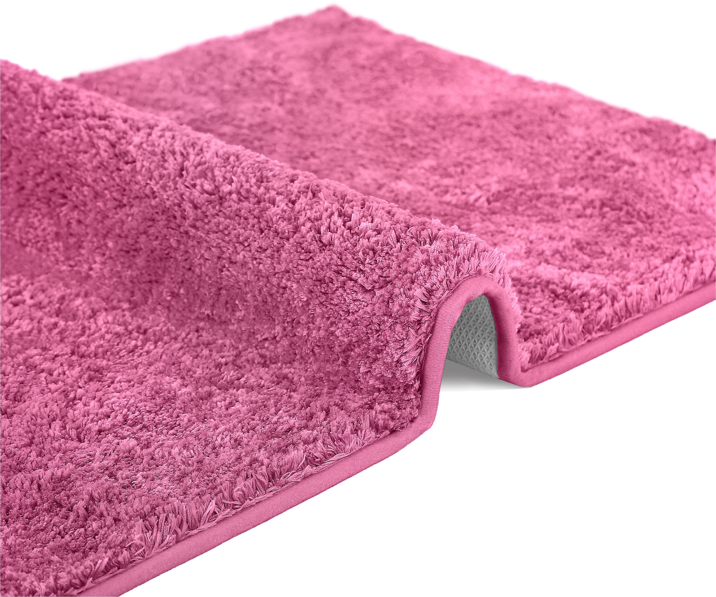 my home Badematte »Juna, Badteppich« Höhe 15 mm rutschhemmend beschichtet fussbodenheizungsgeeignet | strapazierfähig besonders weich, Badematten, unifarben