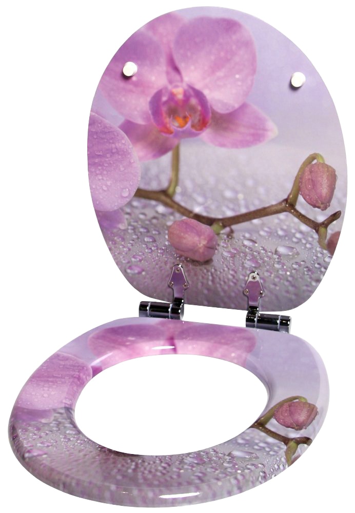 Sanilo Badaccessoire-Set »Blooming« bestehend aus WC-Sitz, Badteppich und Waschbeckenstöpsel