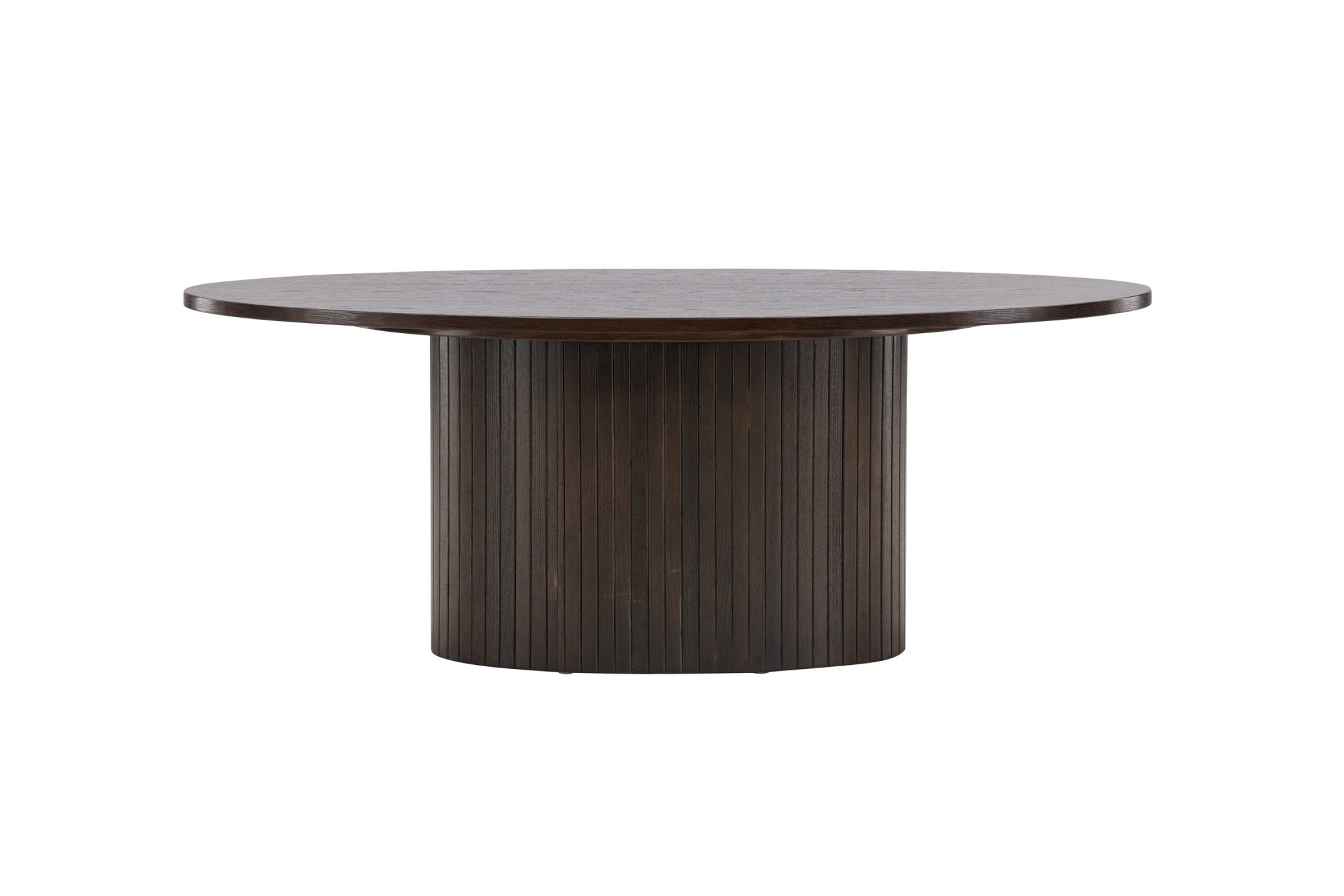 Venture Home Table basse »Bianca, ovaler Couchtisch in warmem Mokka, 120 × 55 cm« Table basse, MDF, teinté, ovale, confortable, cosy