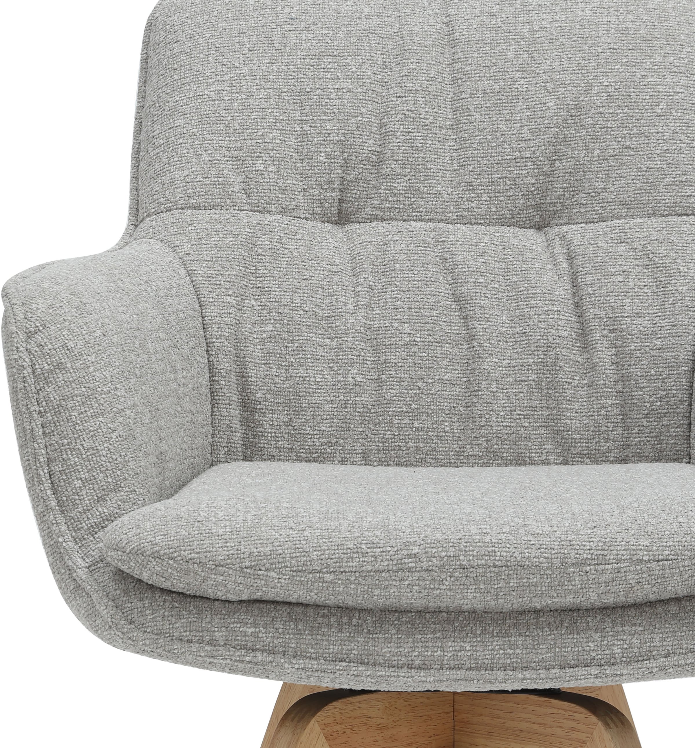 GOODproduct Esszimmerstuhl »Sigune« () 1 Stk.pflegeleichter Webstoff Bezug, massives Echtholzgestell