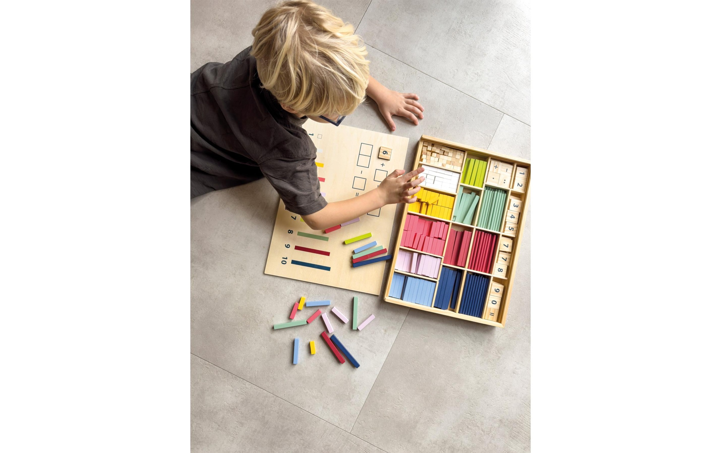 Small Foot Lernspielzeug »Rechenstäbchen mit Zahlen Educate FSC 1« Holzart: Schima, Pappel, Kiefer (China)