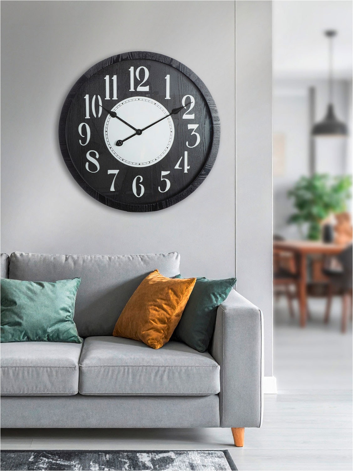 GILDE Wanduhr »Wanduhr rund Chicago«