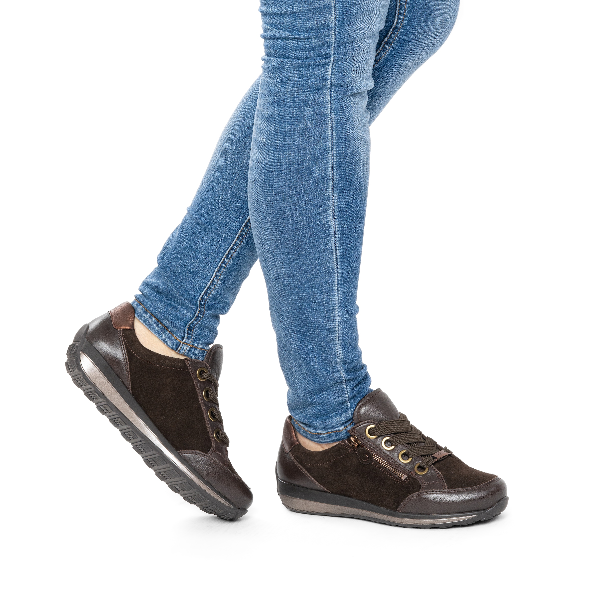 Ara Keilsneaker »OSAKA«  Freizeitschuh, Halbschuh, Schnürschuh mit Aussenreissverschluss, Weite H