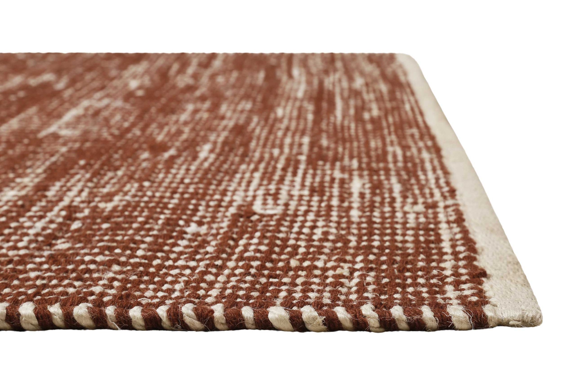 Green Looop Tapis »Toulouse« Rectangulaire 10 mm Höhe Wollteppich, kurzflor, handgewebt, Wohnzimmer, natürlich