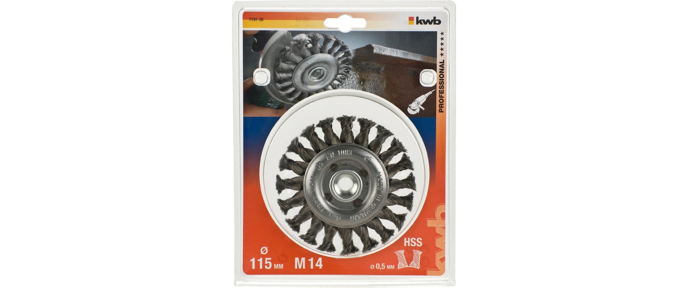 kwb Elektro-Oberflächenbürste »kwb Drahtbürste Scheibenbürste Ø 115mm«