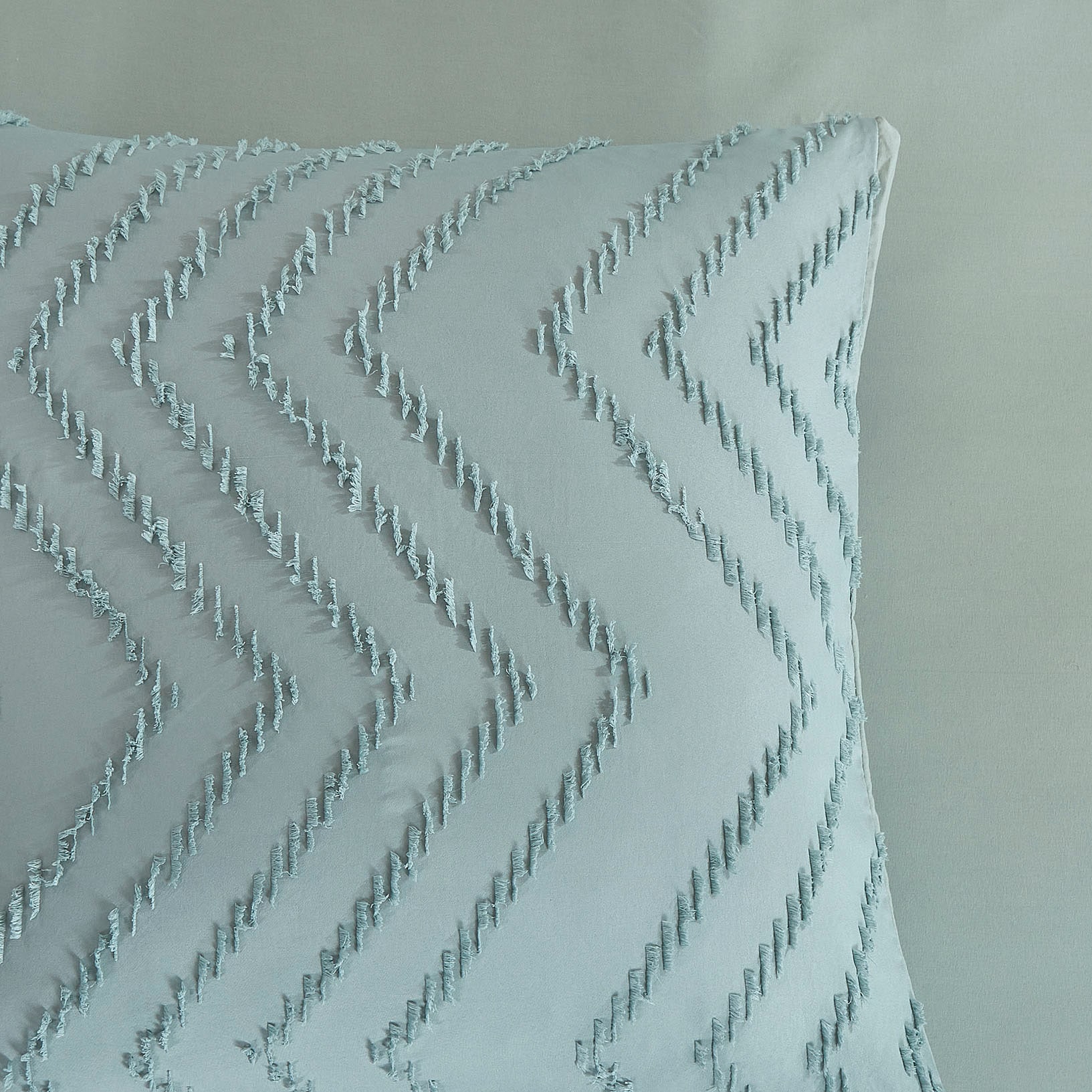 PURE luxury collection Bettwäsche »Zigzag« 2 Stk. tlg. Mikrofaser, 135x200, 2 Teilig, Pflegeleicht, Reissverschluss, Luxe, Uni