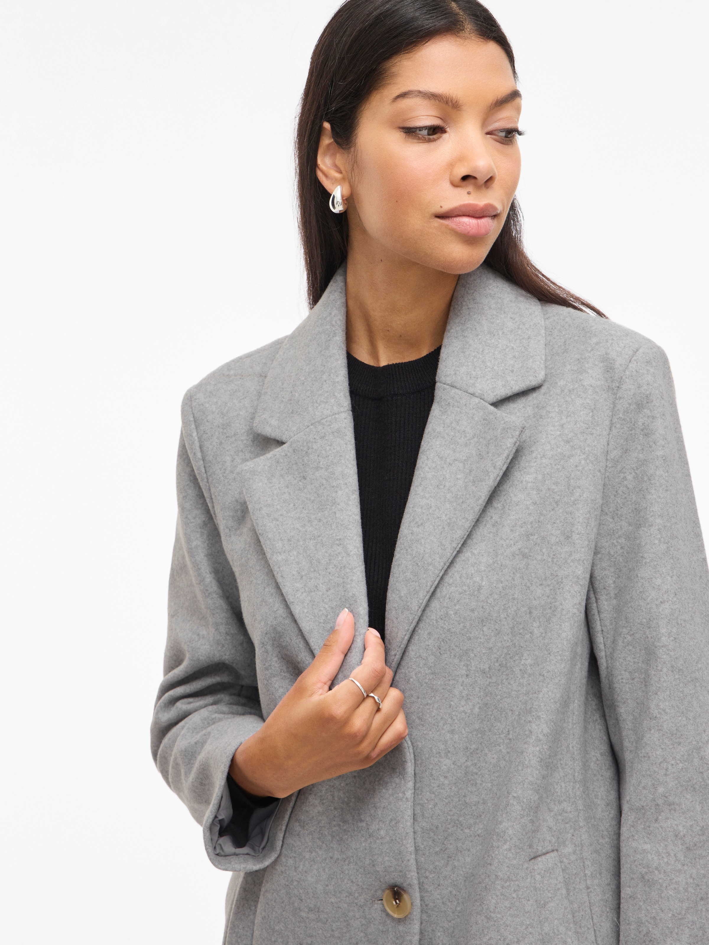 Vila Kurzmantel »VICLAUDIA BUTTON COAT - NOOS«