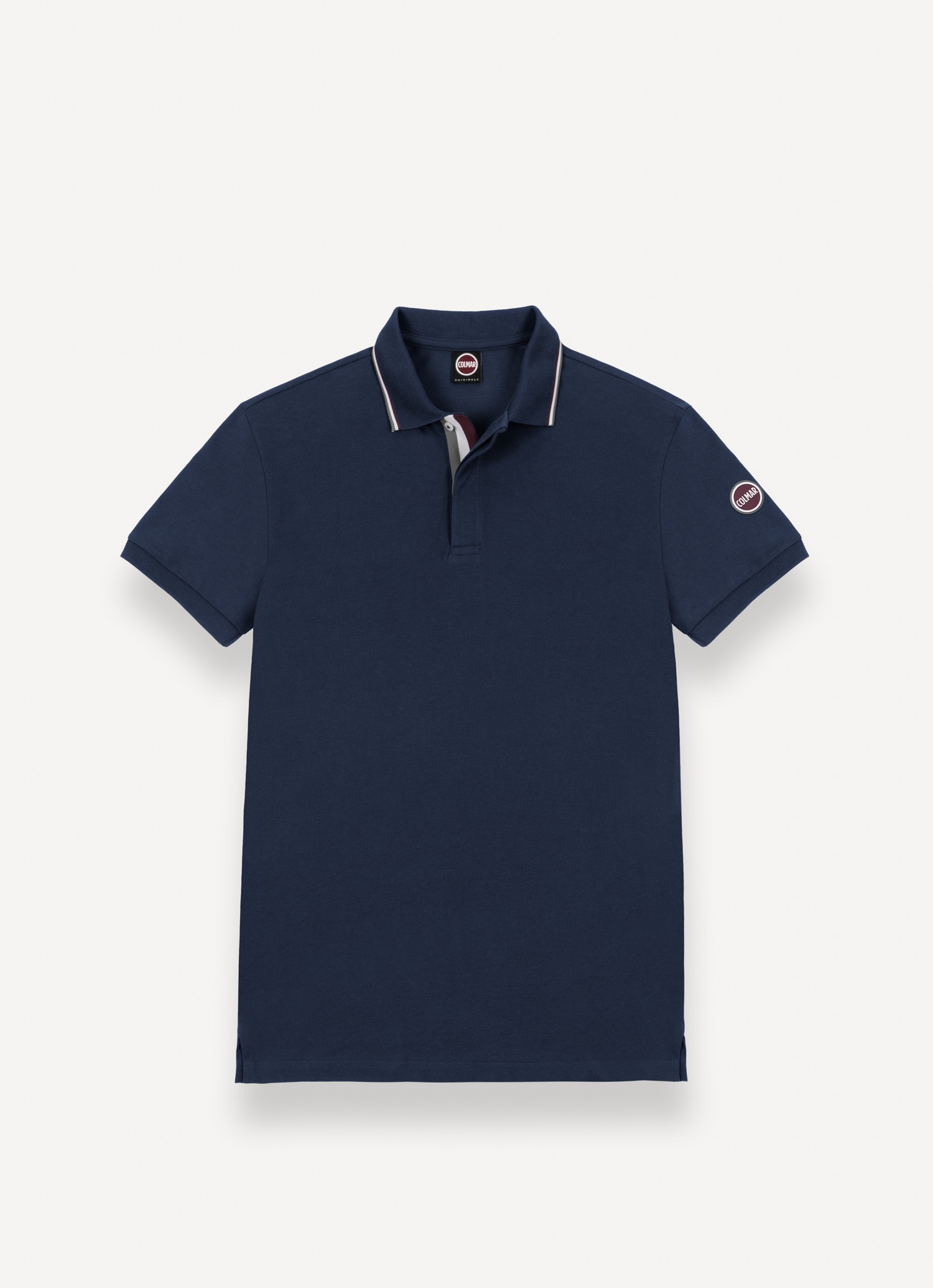 Colmar Polo »MENS KNITTED SHIRT« aus Baumwolle, verdeckte Knopfleiste, regular fit