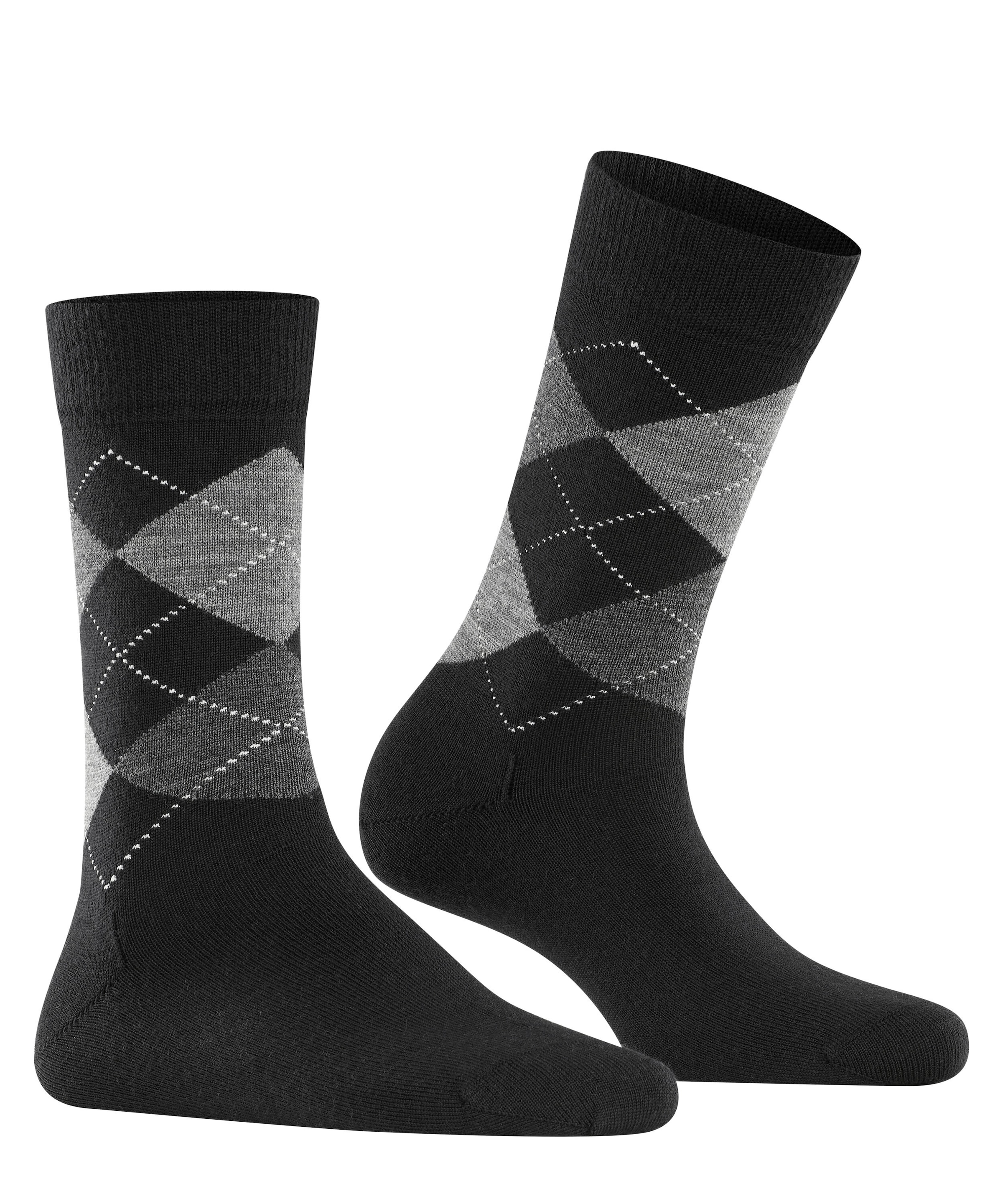 Burlington Chaussettes »Marylebone« taille unique 36-41, mélange de laine chaud, motif argyle