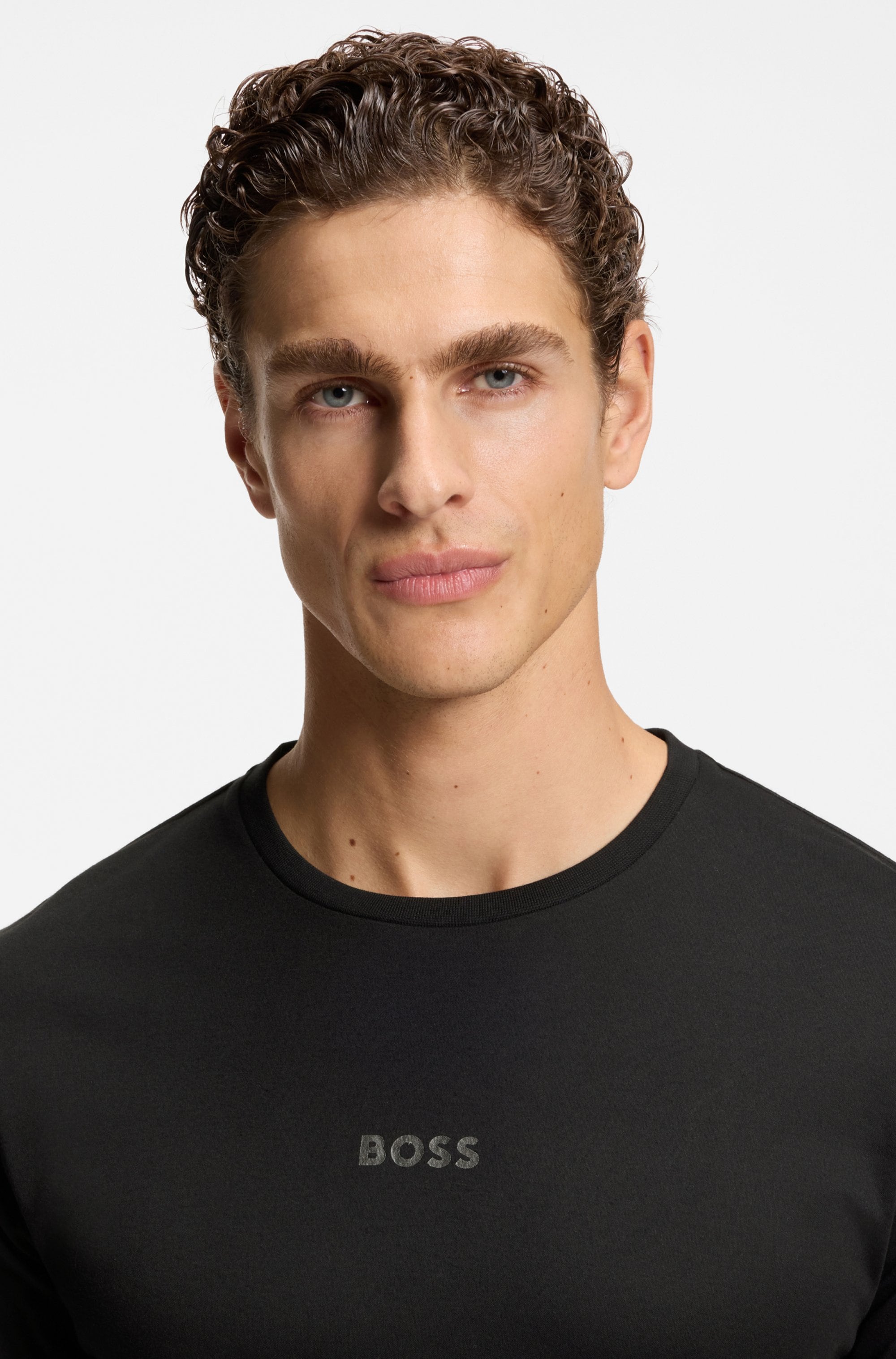 BOSS Pyjama »Xmas Long Set« Neuheit, mit dezentem Logo, normale Passform