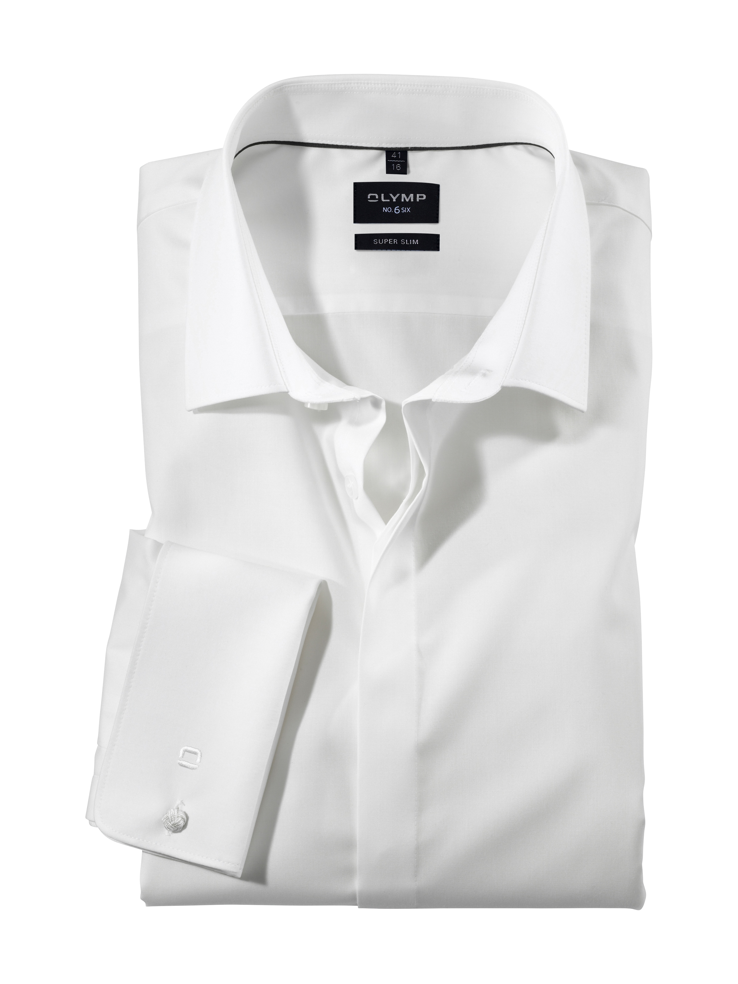 OLYMP Chemise de smoking »No. Six super slim« Umschlagmanschetten, verdeckte Knopfleiste