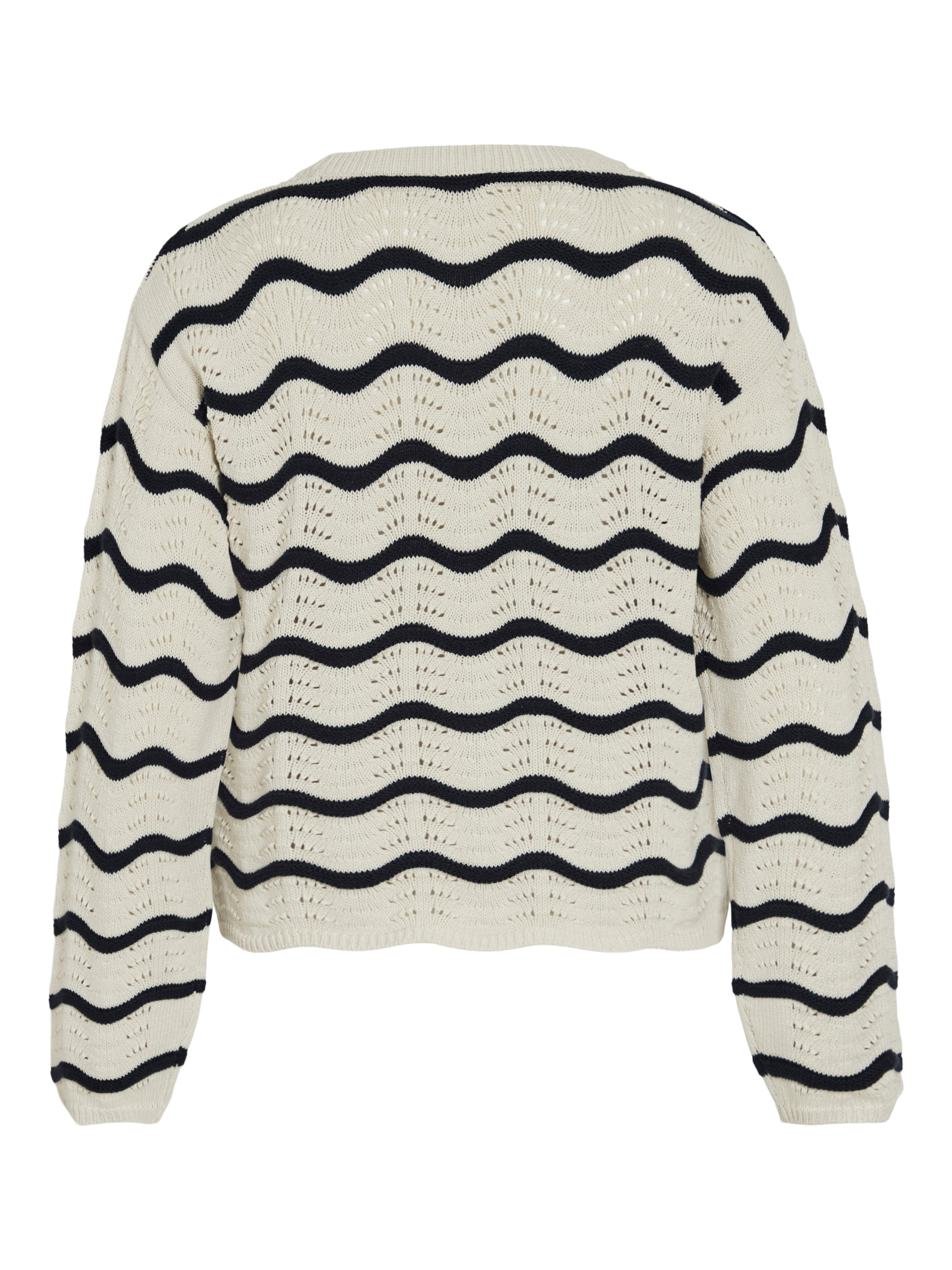 Vila Pull en tricot »VIWAVE O-NECK LS POINTELLE KNIT TOP-NOOS«