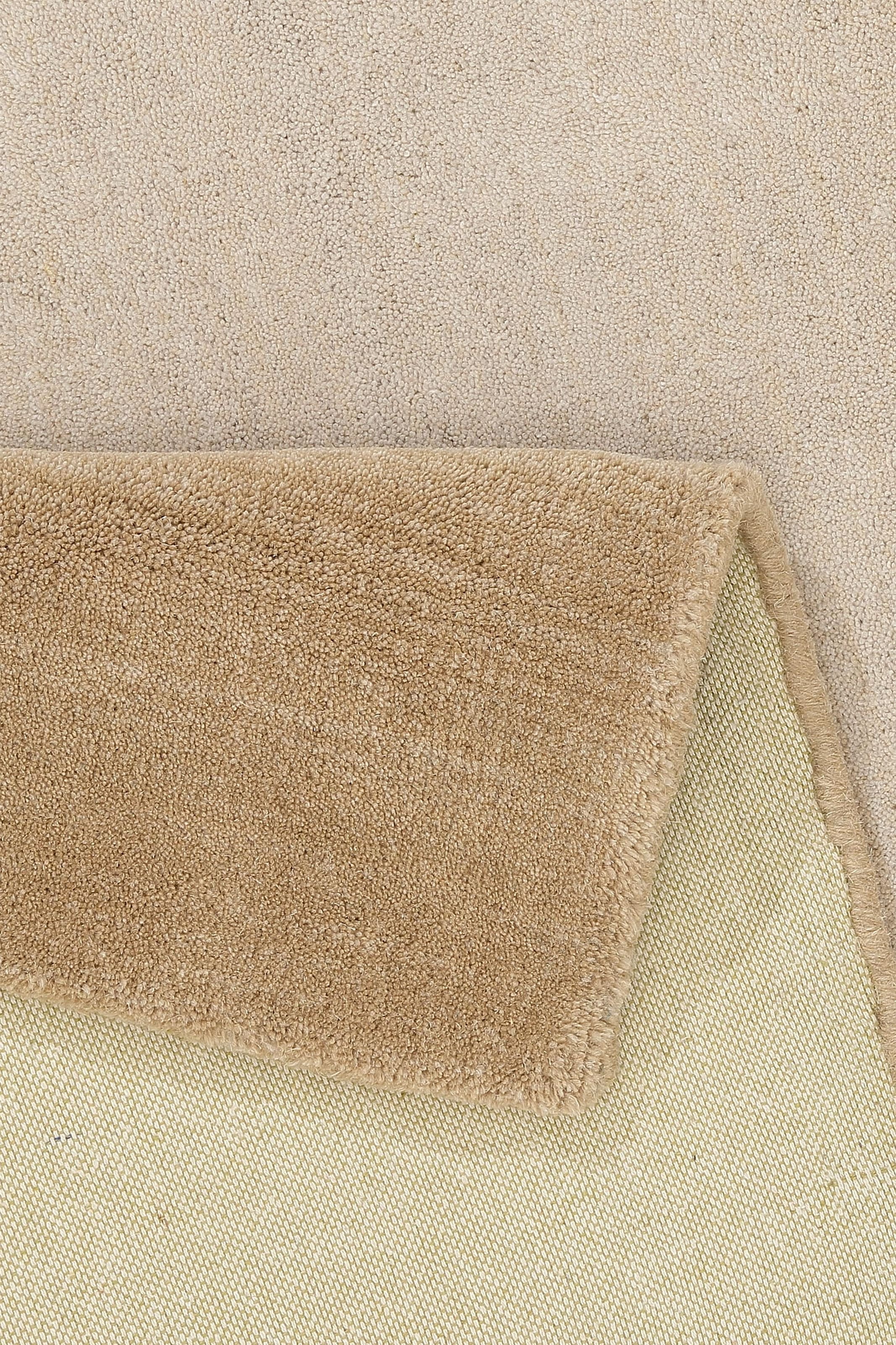 THEKO Tapis en laine »Wool Comfort« Rectangulaire 14 mm Höhe Handweb Teppich, reine Wolle, handgewebt, brilliante Farben, Scandi