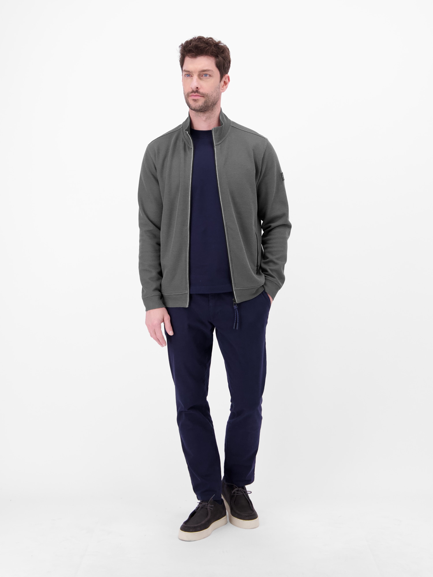 LERROS Veste sweat »Sweatjacke aus Baumwollmischgewebe«