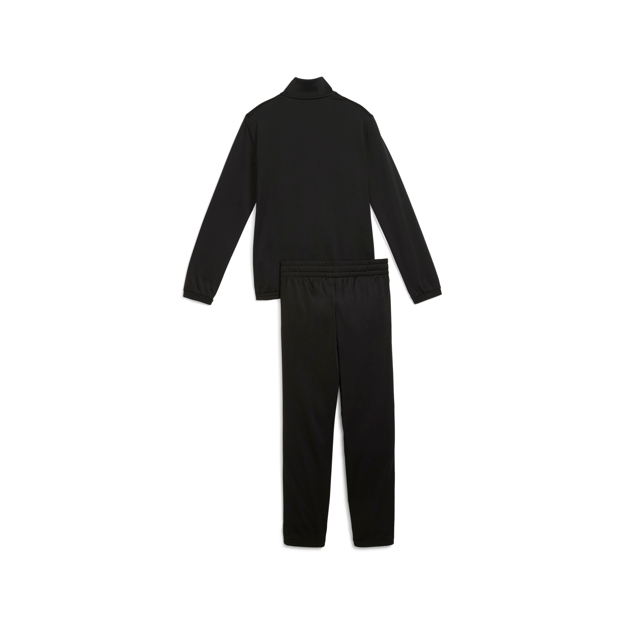 PUMA Trainingsanzug »POLY COLORBLOCK SUIT B« 2 Stk. zweiteiliges Set, Jacke mit geripptem Kragen