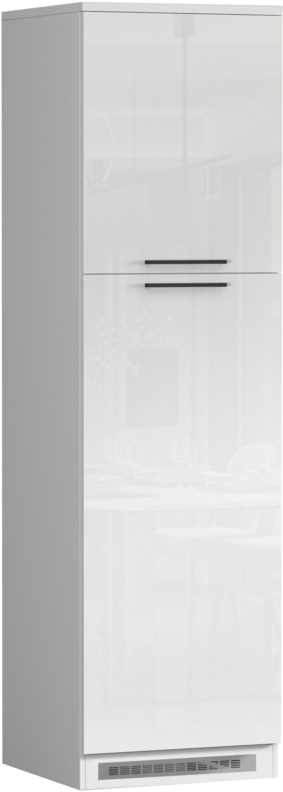 KOCHSTATION Kühlumbauschrank »Luna, Kühlschrank-Umbau, Einbauschrank für Kühlschrank, Made in Italy« B/T/H: 60×60×214,5 cm, für zwei Kühlschrankhöhen vorbereitet