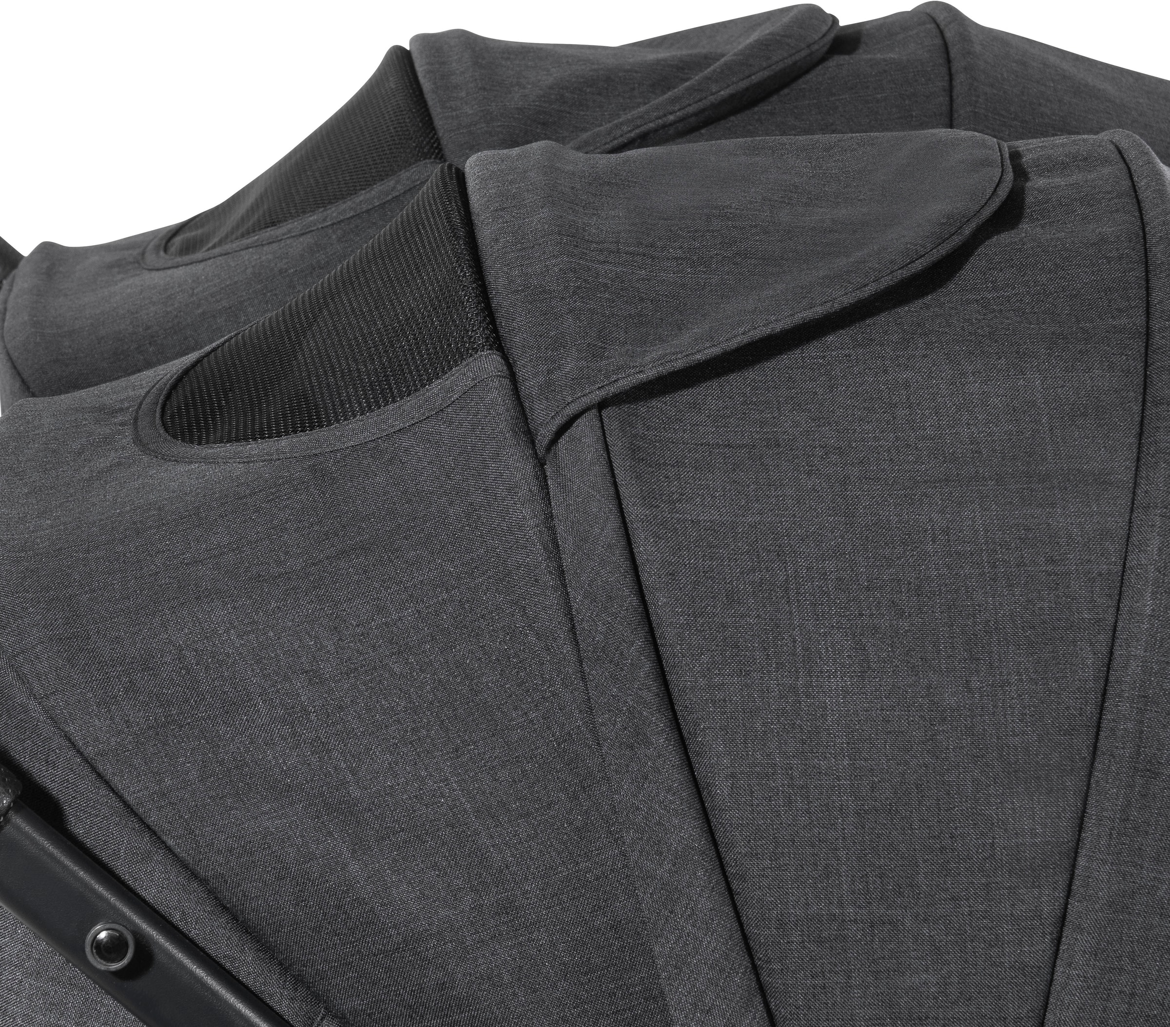 Hauck Poussette pour frères et sœurs »Uptown Duo, black« 30 kilos mit schwenk- und feststellbaren Vorderrädern