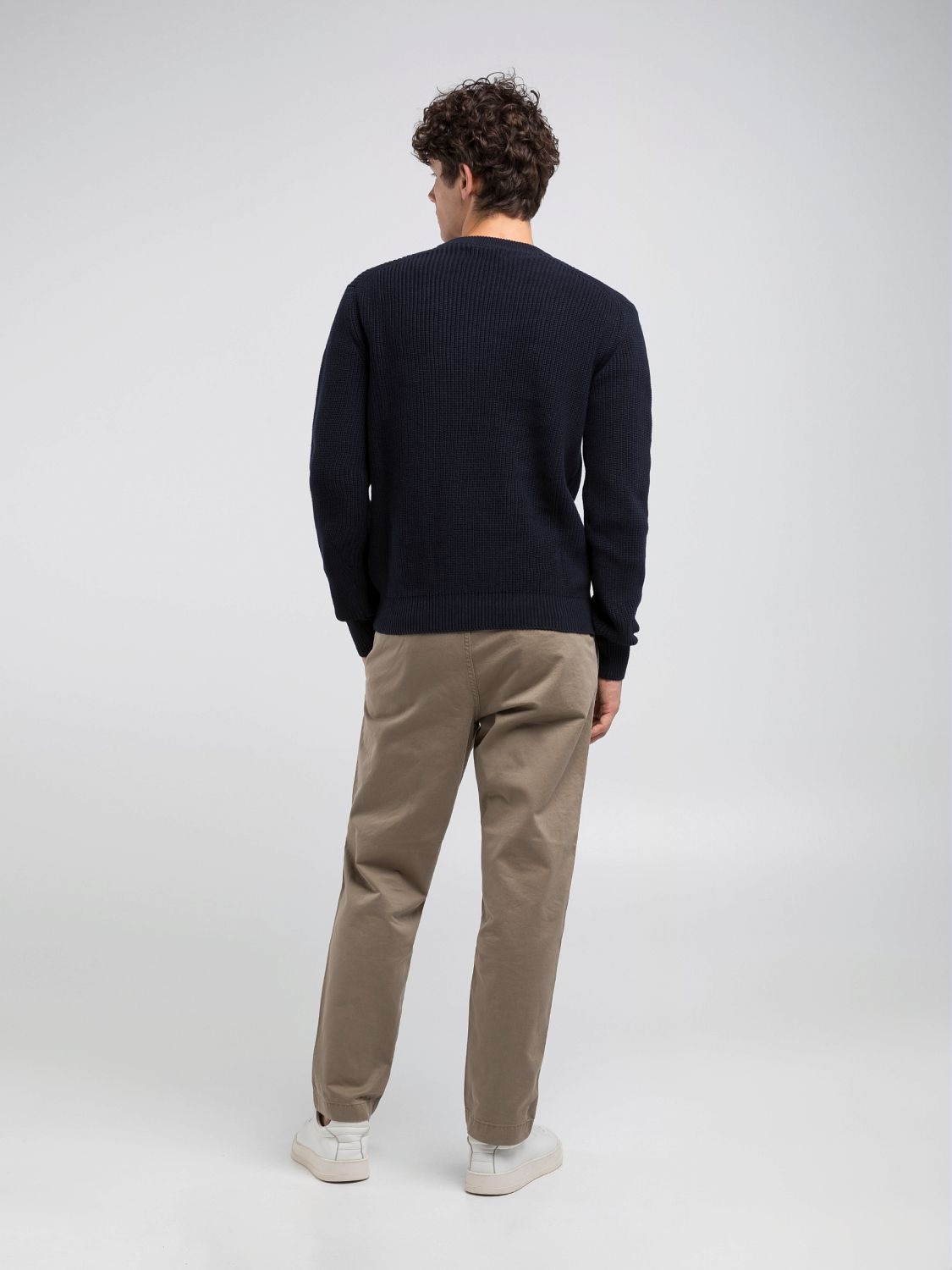 Replay Pull en tricot mit Rundhals