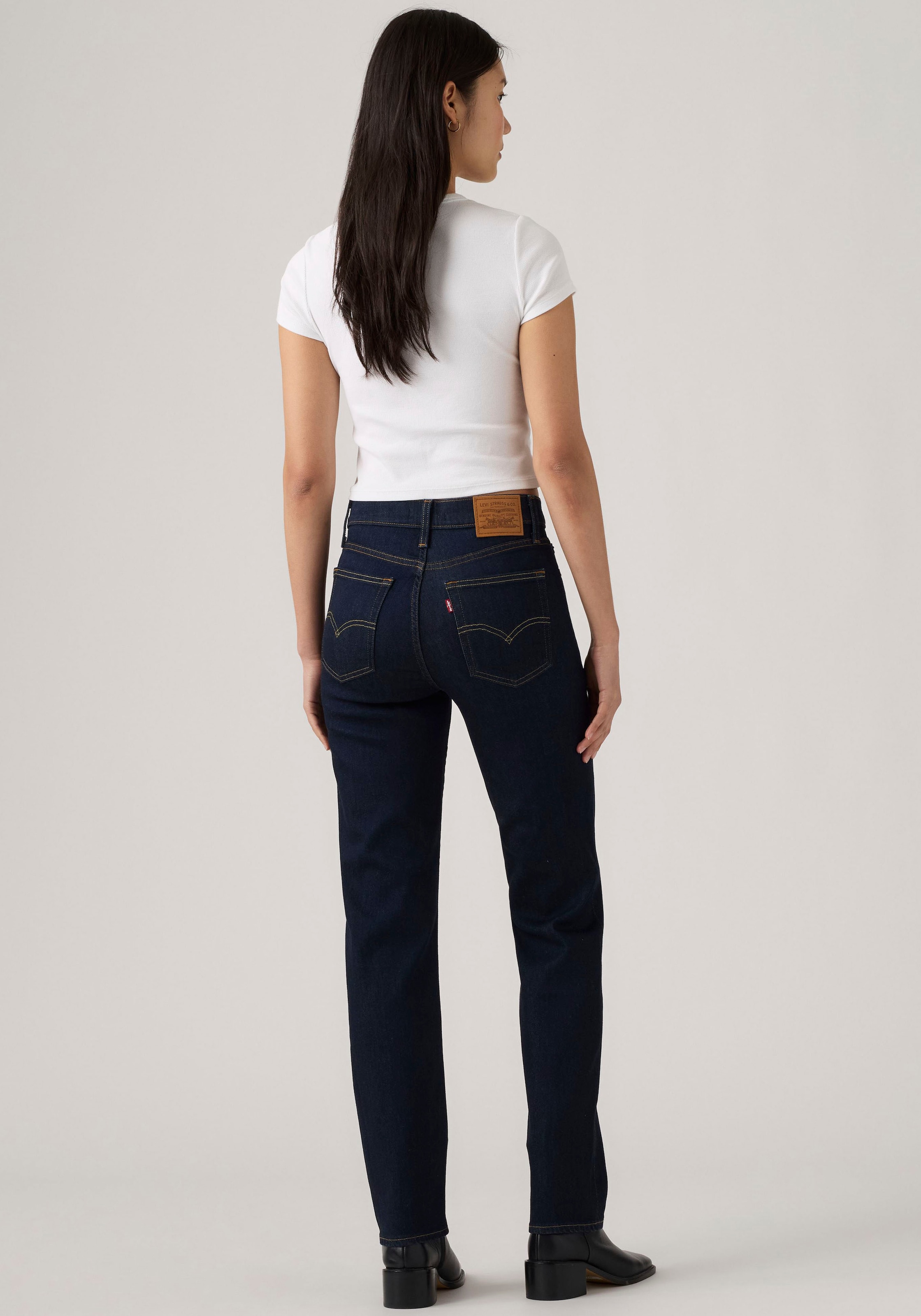 Levi's® Jeans slim »722 HIGH RISE SLIM« avec lyocell et stretch