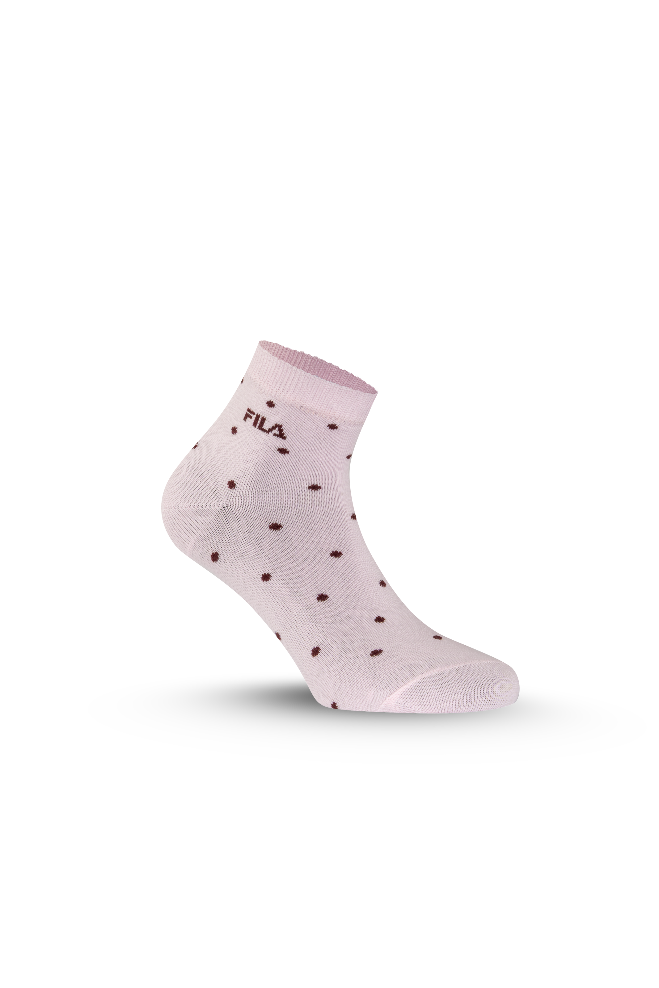 Fila Chaussettes courtes 3 Paar,  mit schmalem Rippenbündchen, gepunktet, Cotton-Mix
