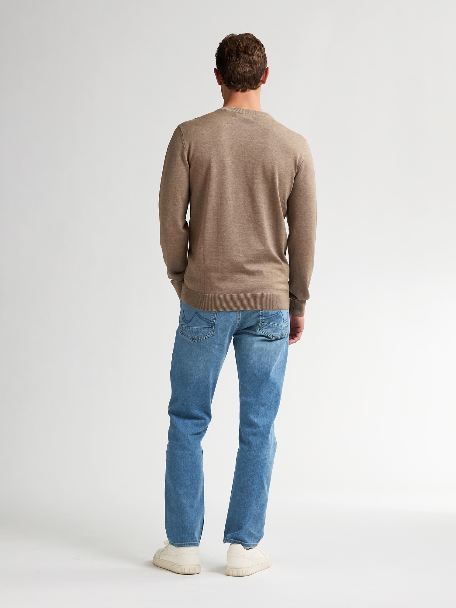 Petrol Industries Pull col V »V-Neck Basi« Materialmix mit Baumwollanteil