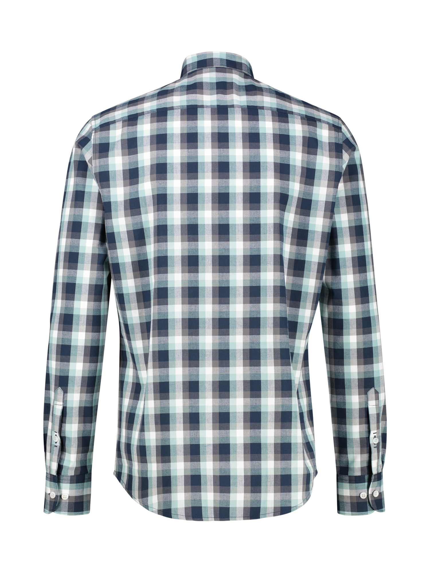 LERROS Chemise à manches longues »Karohemd mit Kentkragen und Brusttasche«