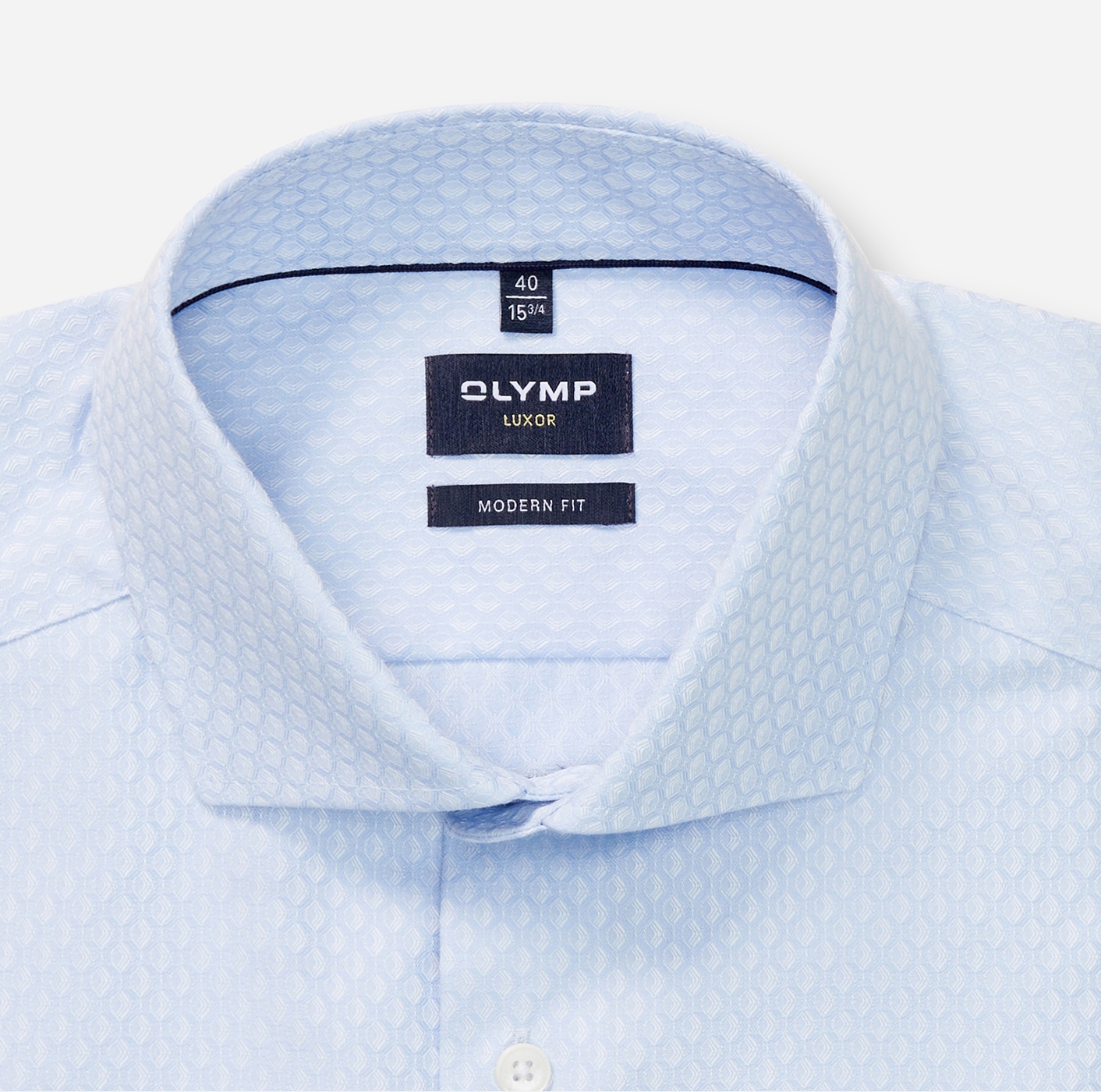 OLYMP Chemise à manches longues »Luxor modern fit« feine Struktur, Businesshemd. Royal-Kentkragen, modern fit