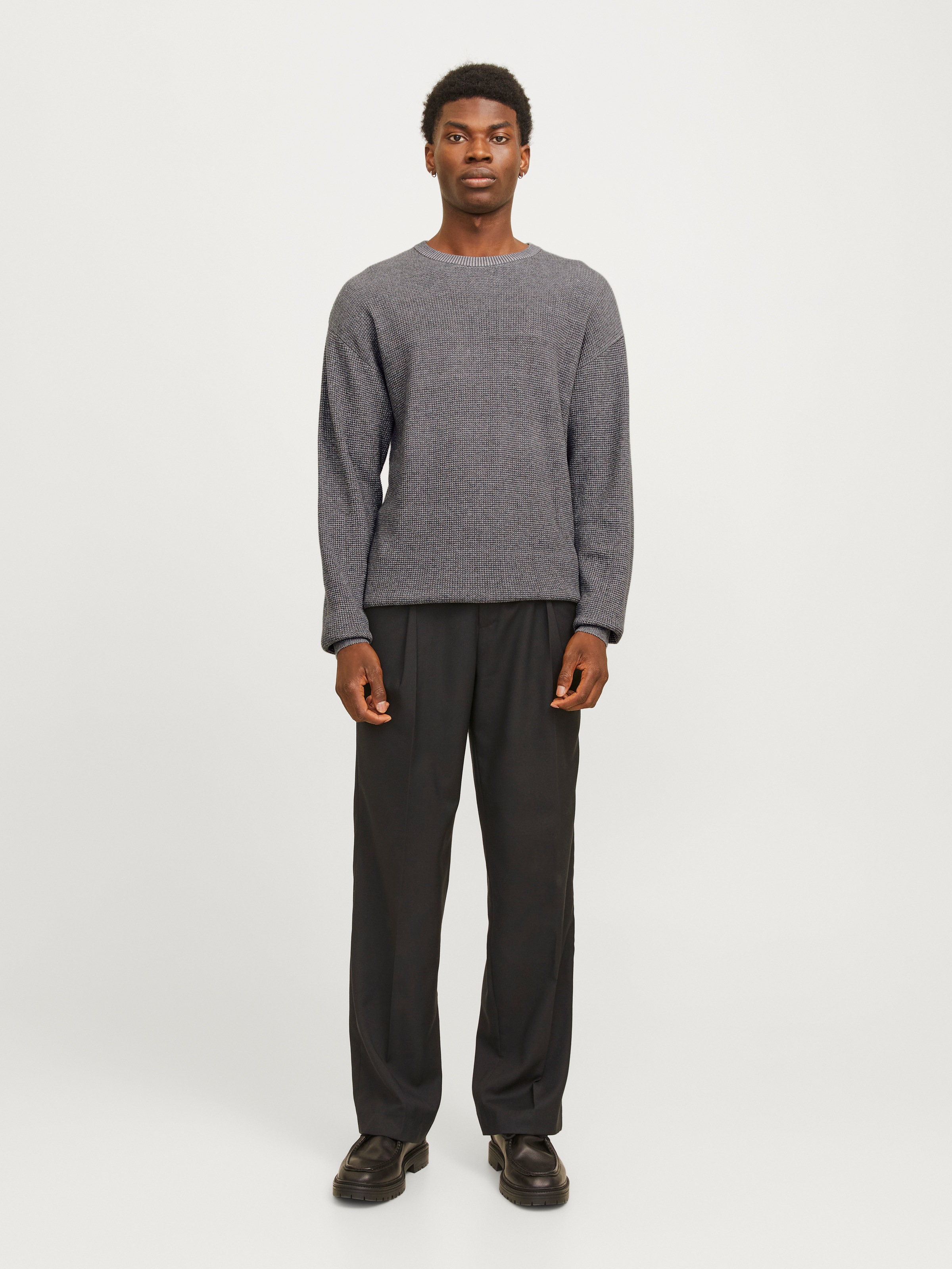 Jack & Jones Strickpullover »JJWALTER KNIT RELAXED CREW NECK«