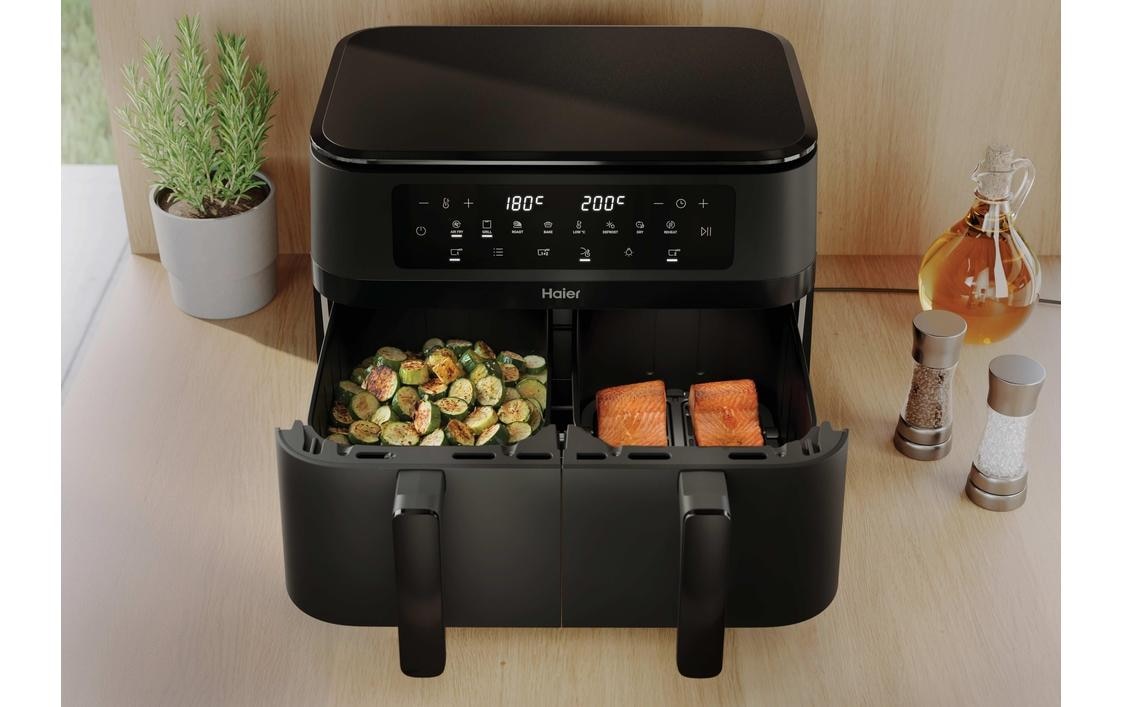 Haier Heissluftfritteuse »HAF3AD 21 11,5 l« Doppel-Heissluftfritteuse