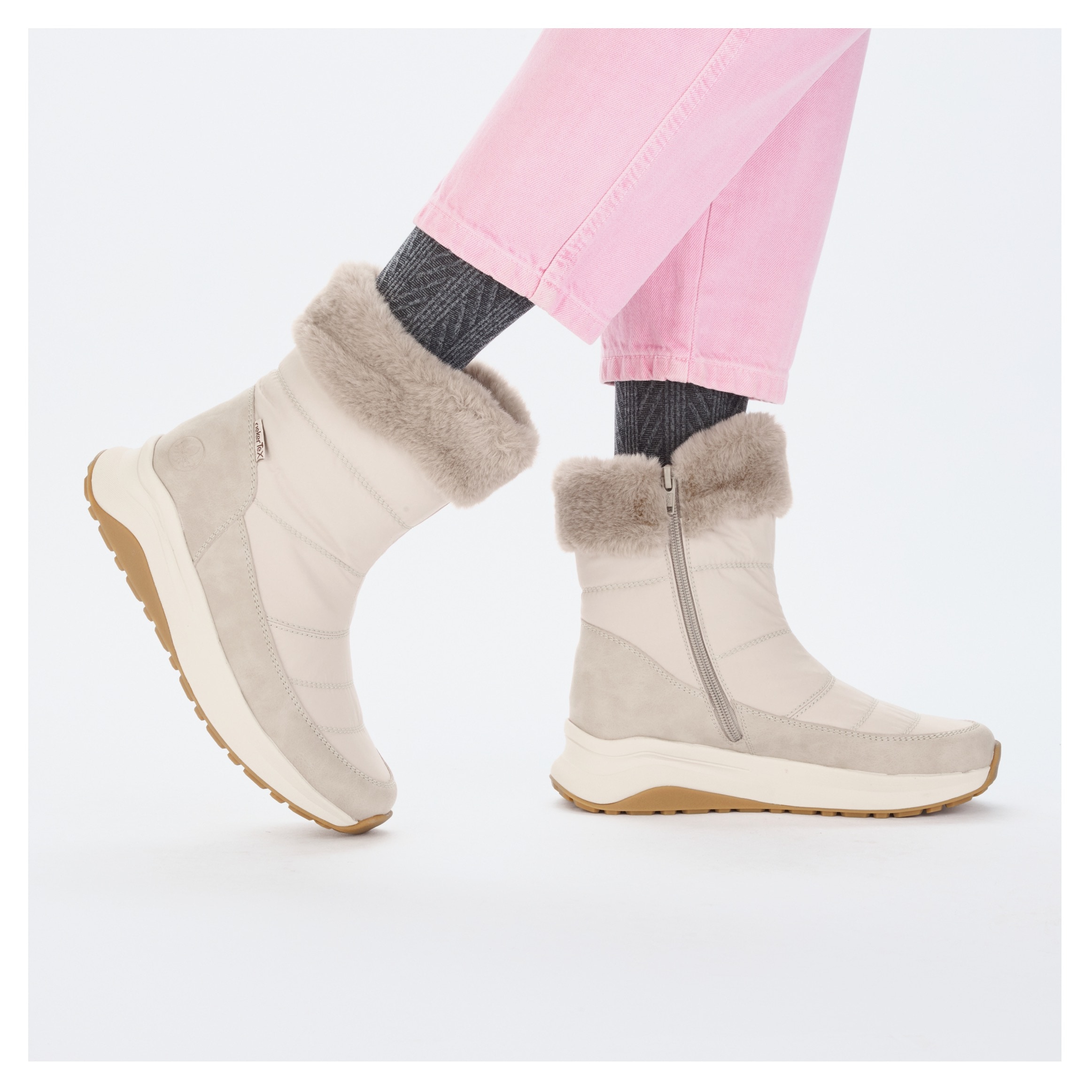 Rieker Bottes d'hiver  bottes à plateforme, bottines d’hiver avec membrane riekerTEX