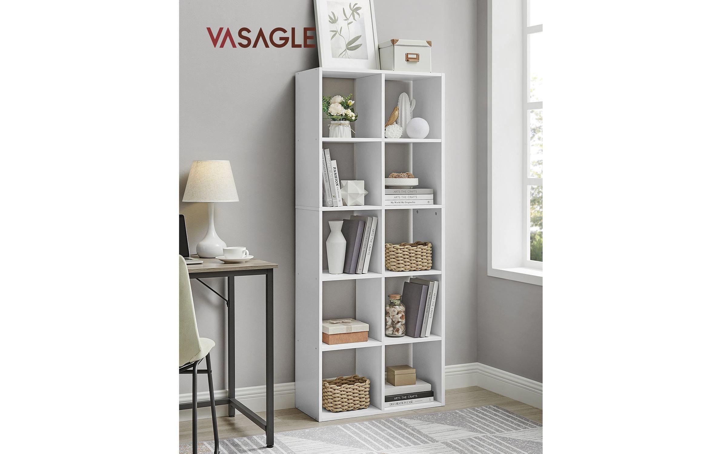 VASAGLE Étagère à livres »White«