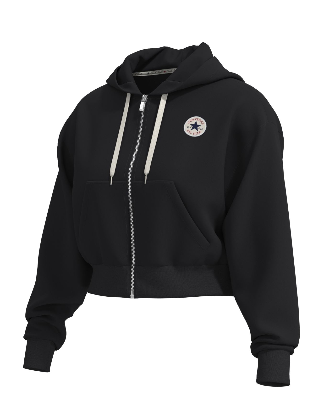 Converse Sweat à capuche »SIGNATURE FULL-ZIP« mit Full-Zip, aus Baumwolle und Polyester, in den Grössen XS bis XXL