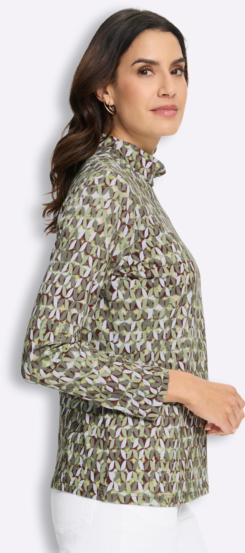Inspirationen T-shirt à col montant »Stehkragen-Shirt« 1