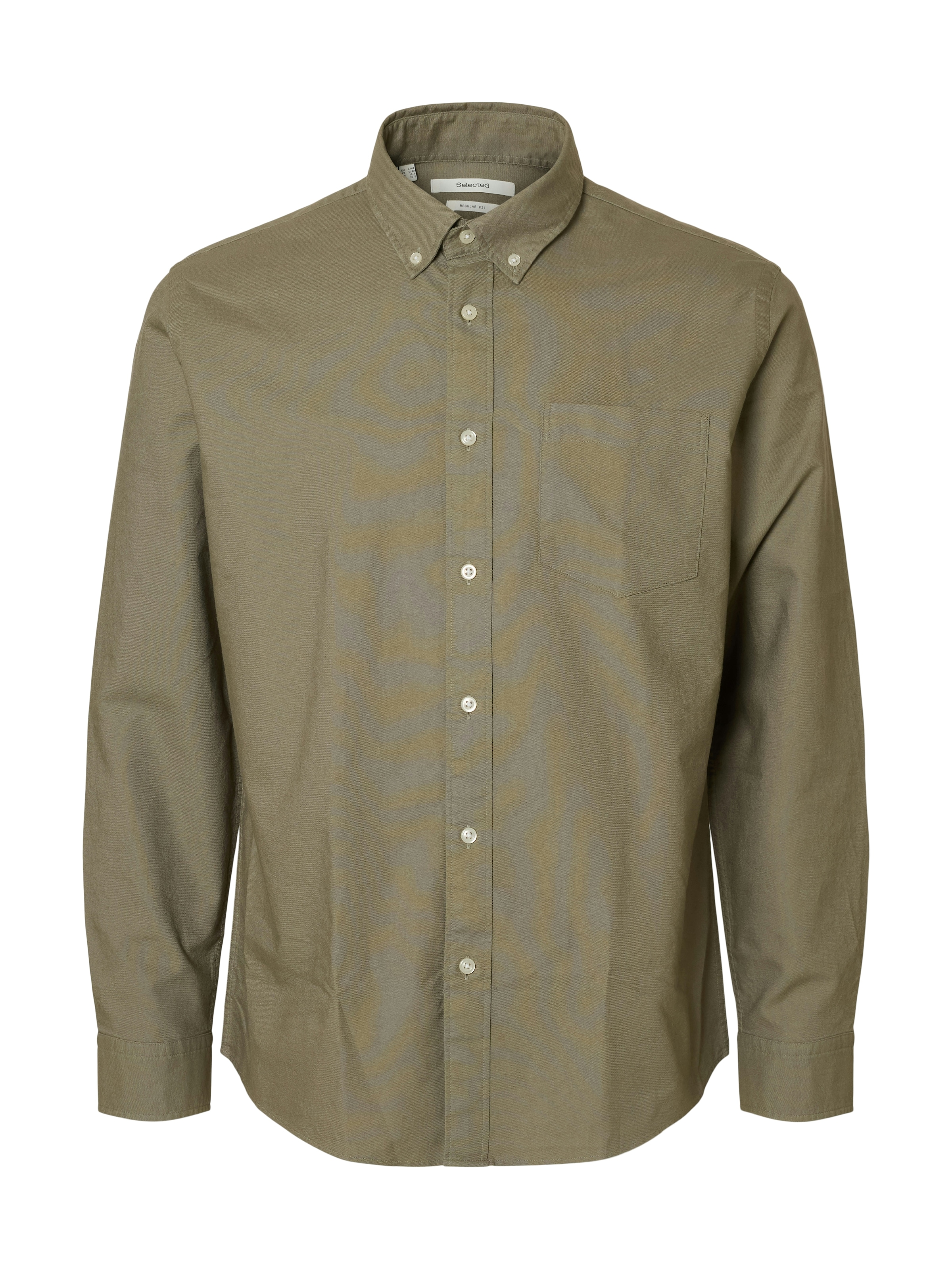 SELECTED Chemise à manches longues »SLHREGRICK-OX SHIRT LS NOOS« coton, coupe régulière
