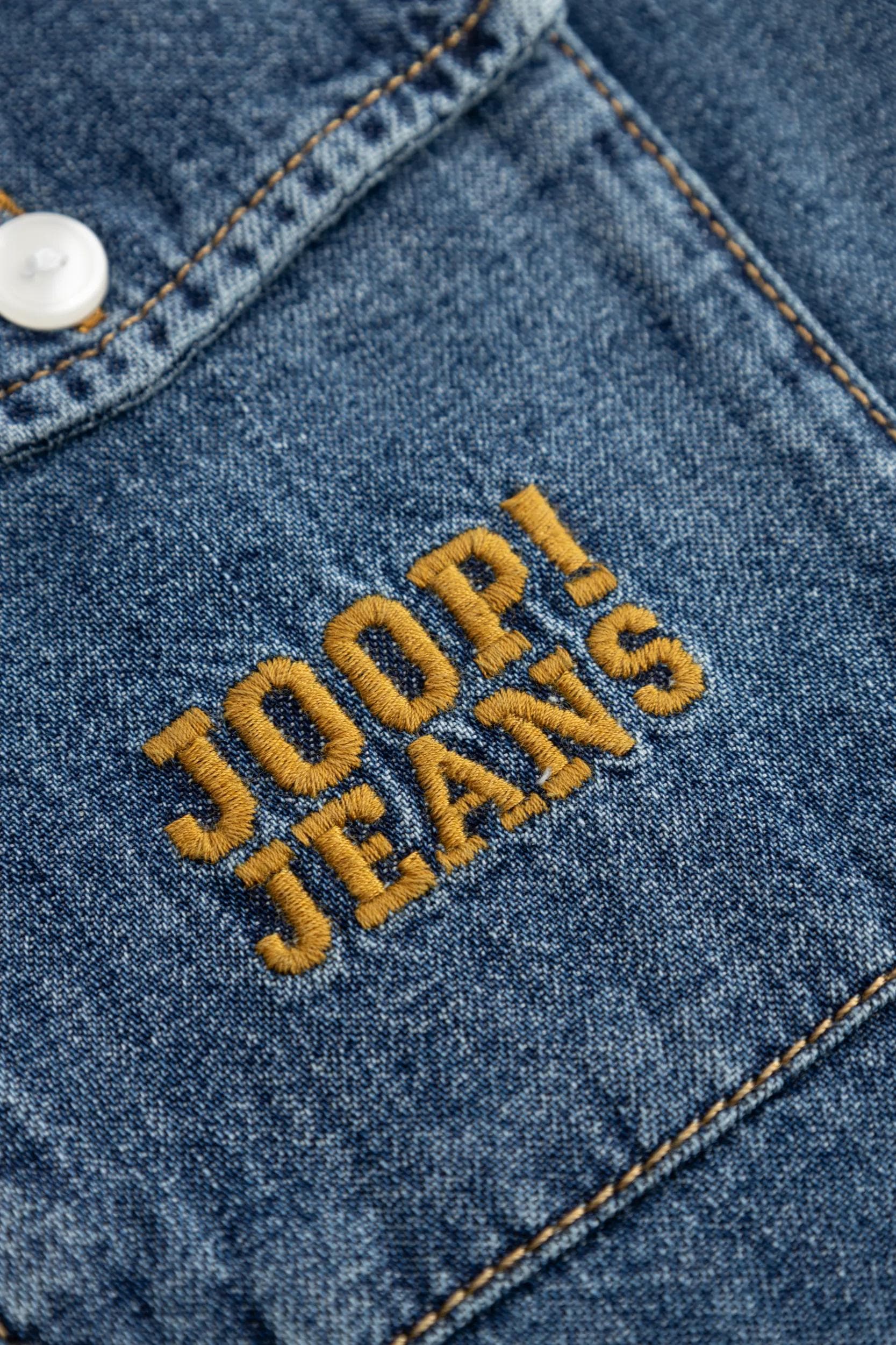 JOOP! Blouse en jean »Ude« coupe régulière avec col chemise et pli au dos,