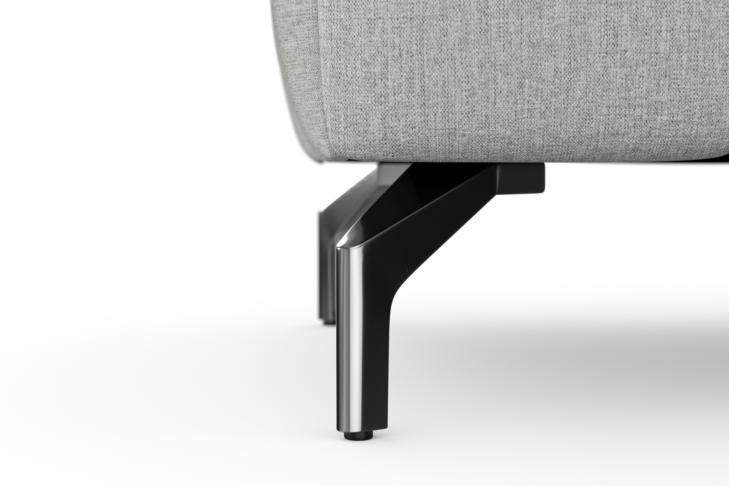 sit&more Hocker »Cool« mit silberfarbenen Füssen