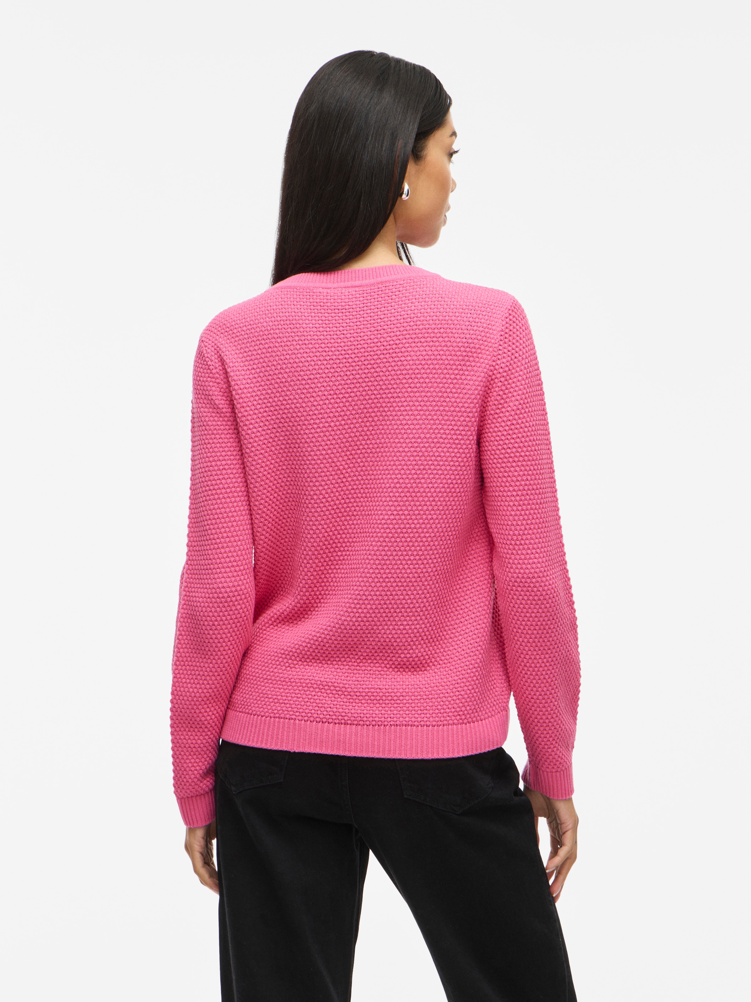 Vila Rundhalspullover »VIDALO O-NECK L/S KNIT TOP- NOOS«