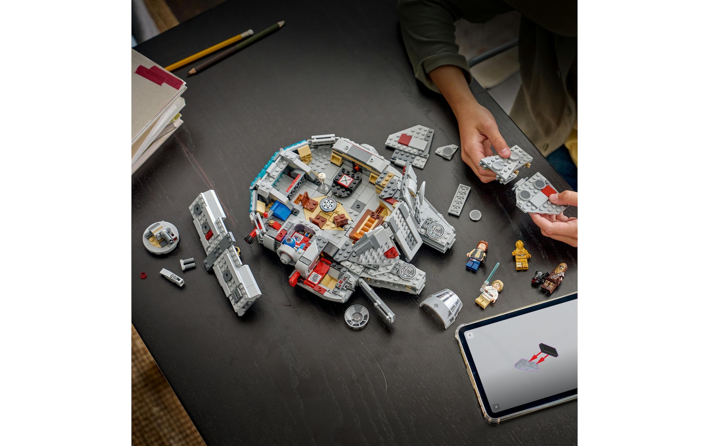 LEGO® Konstruktionsspielsteine »SMART Play: Millennium Falke (75426), LEGO Star Wars ™« Mit SMART Brick kombatibel (nicht im Lieferumfang enthalten)