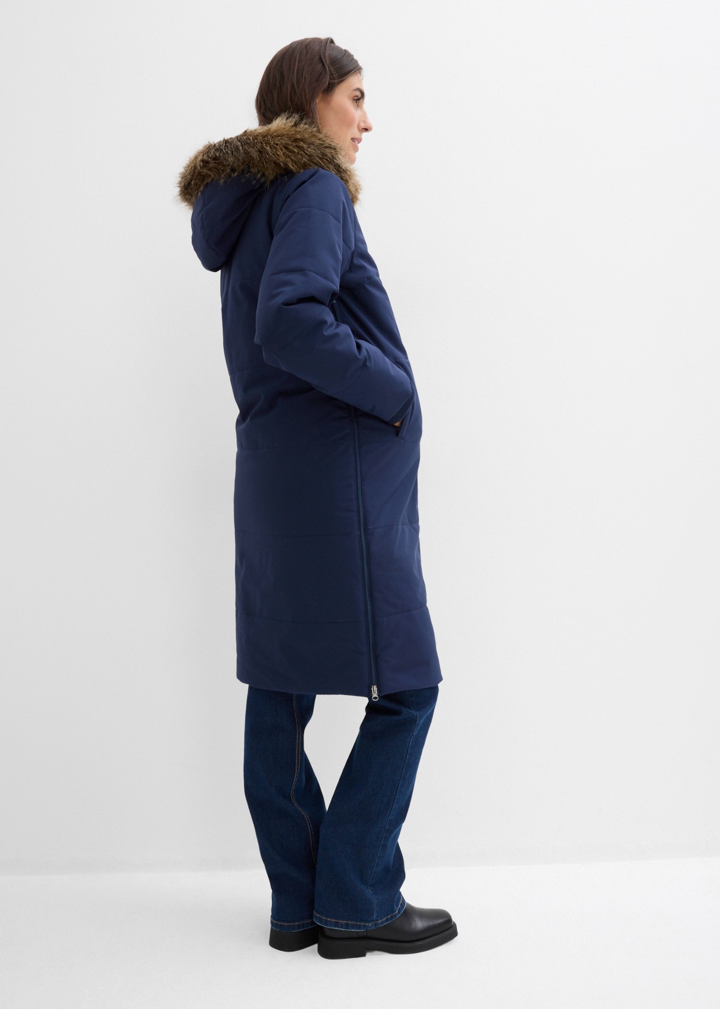 bonprix Manteau de grossesse avec insert porte-bébé, résistant à la pluie et au vent