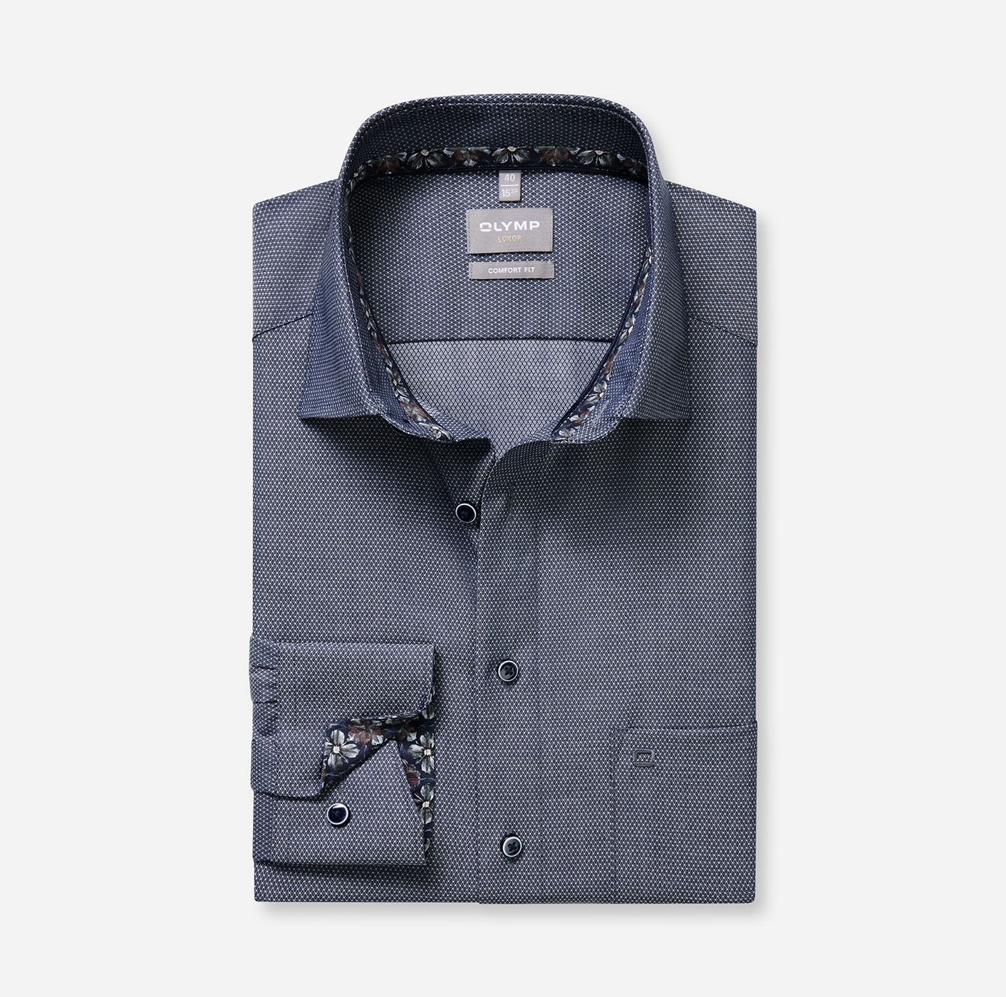 OLYMP Chemise à manches longues »Luxor« Businesshemd, comfort fit, New-Kentkragen