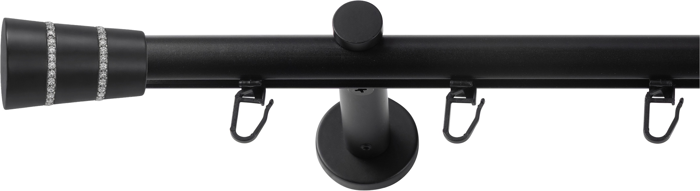 SN DECO GROUP Gardinenstange Ø 19 mm 1 läufig-läufig Fixmass;kürzbar