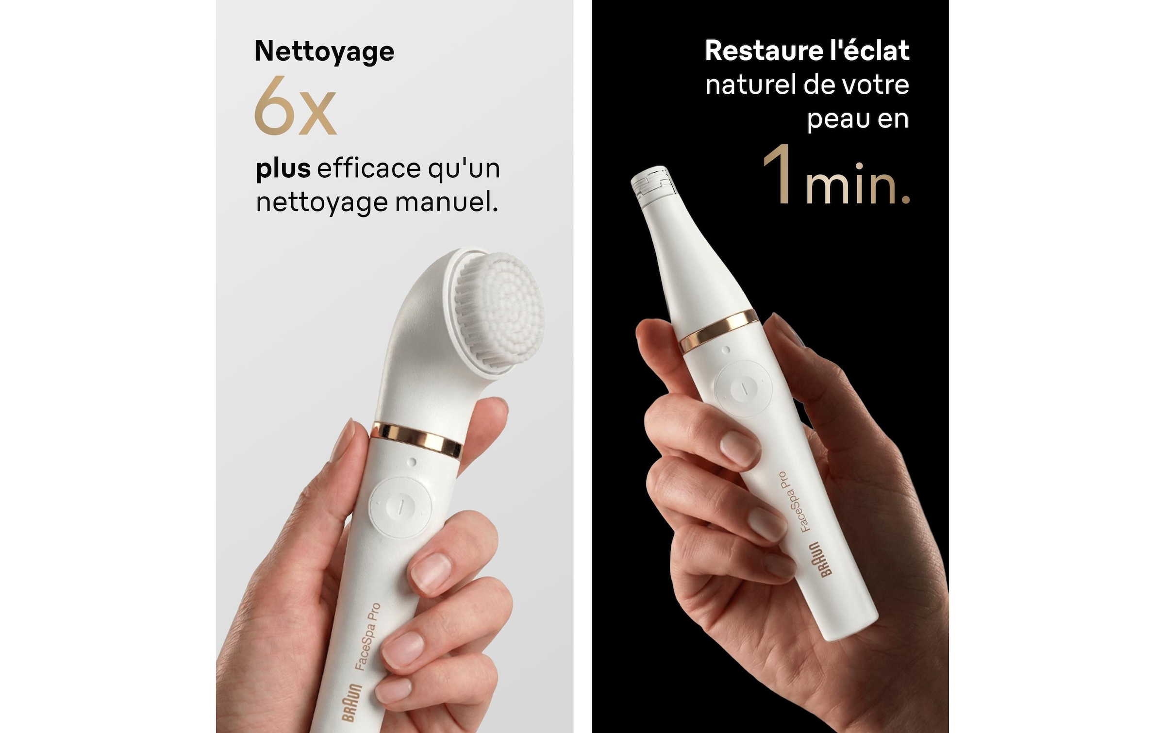 Braun Appareil anti-âge »Gesichtsreiniger FaceSpa Pro SE 911«